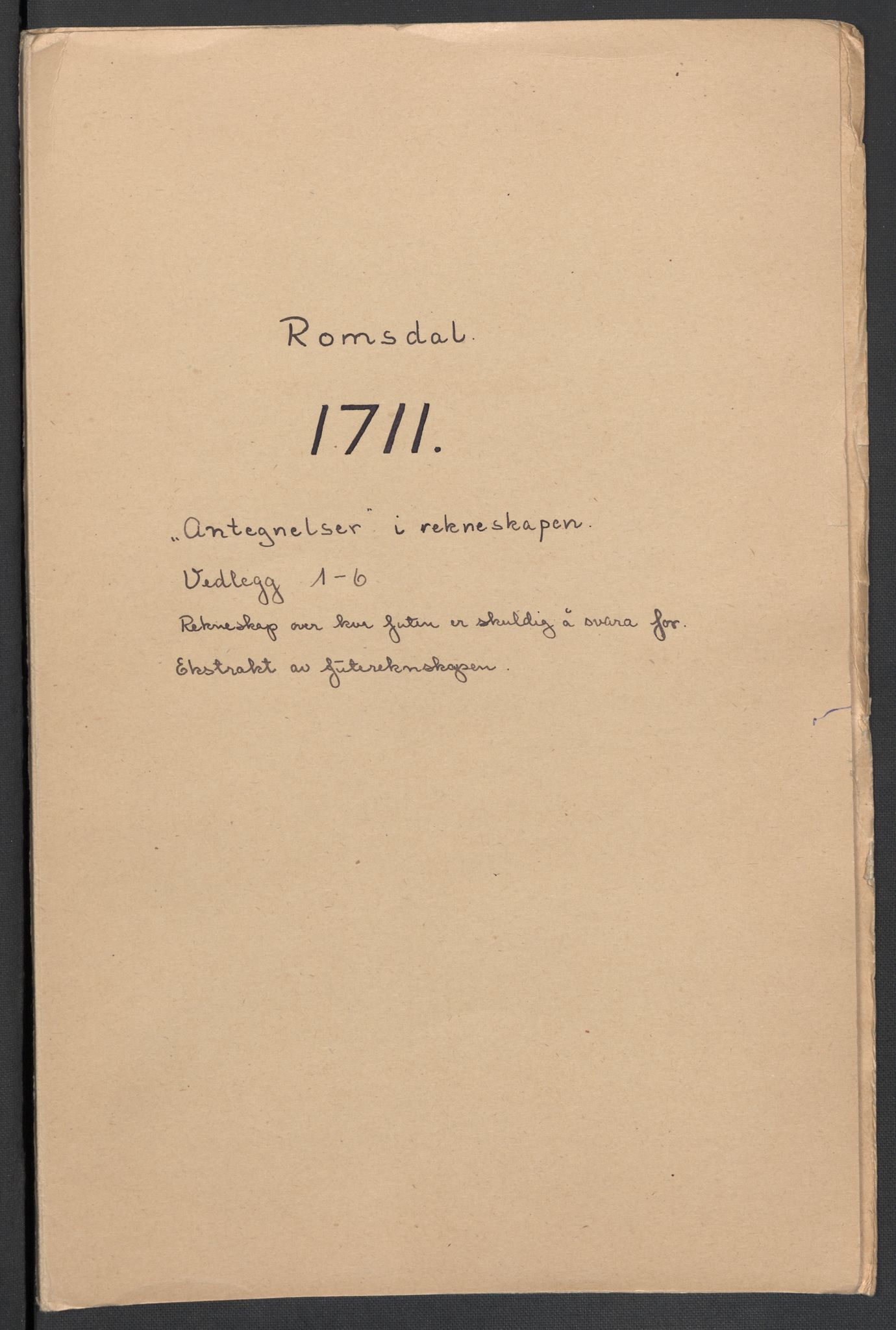 Rentekammeret inntil 1814, Reviderte regnskaper, Fogderegnskap, AV/RA-EA-4092/R55/L3660: Fogderegnskap Romsdal, 1711, s. 449