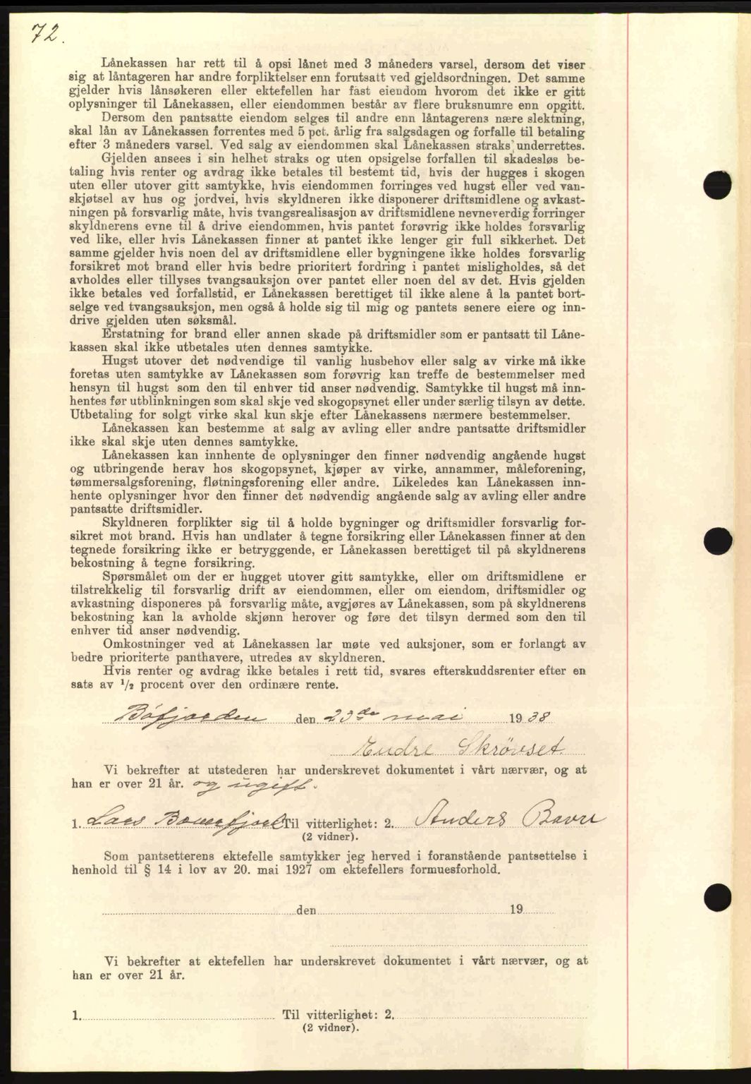 Nordmøre sorenskriveri, SAT/A-4132/1/2/2Ca: Pantebok nr. B84, 1938-1939, Dagboknr: 2353/1938