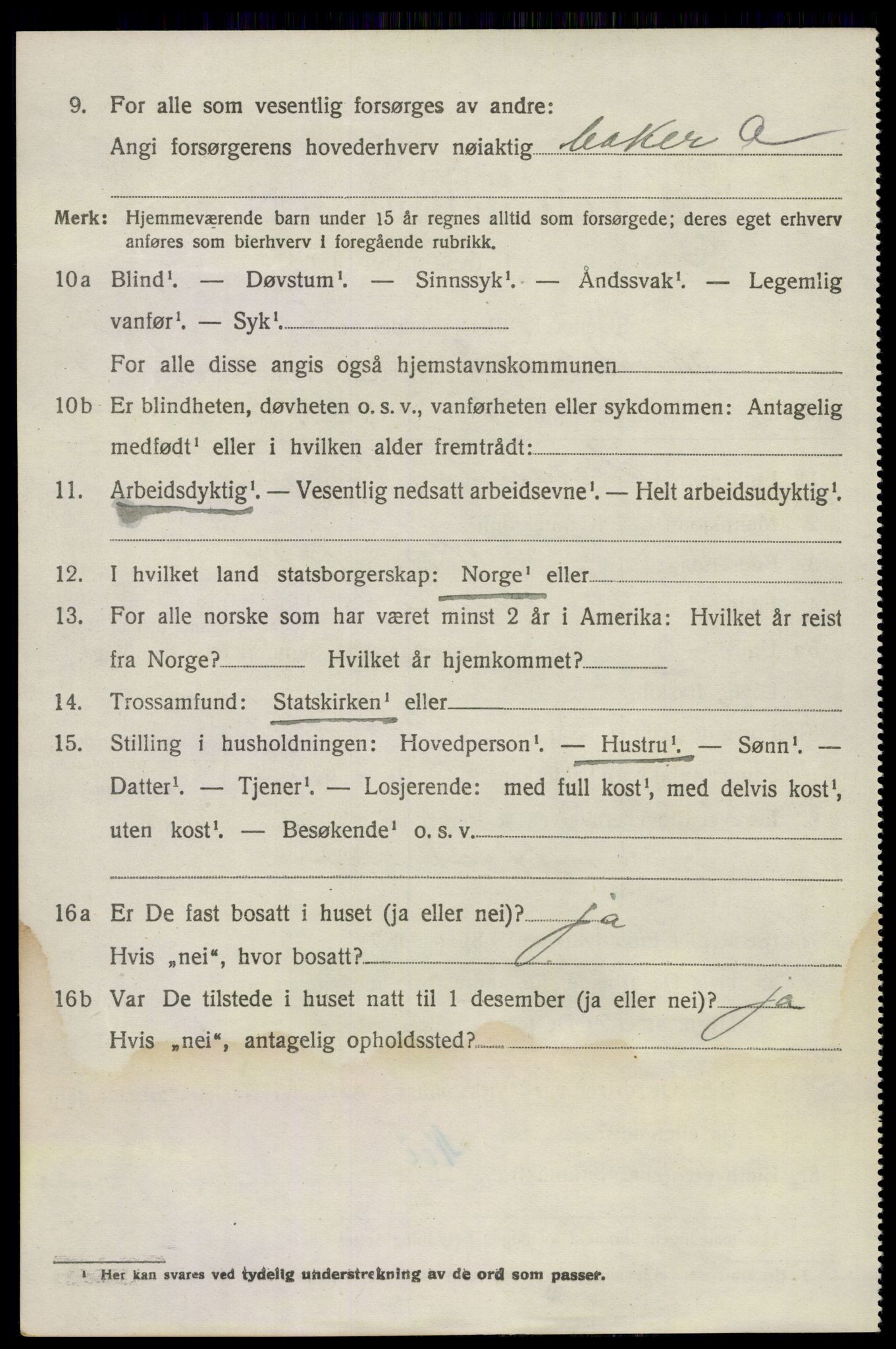 SAKO, Folketelling 1920 for 0724 Sandeherred herred, 1920, s. 9545