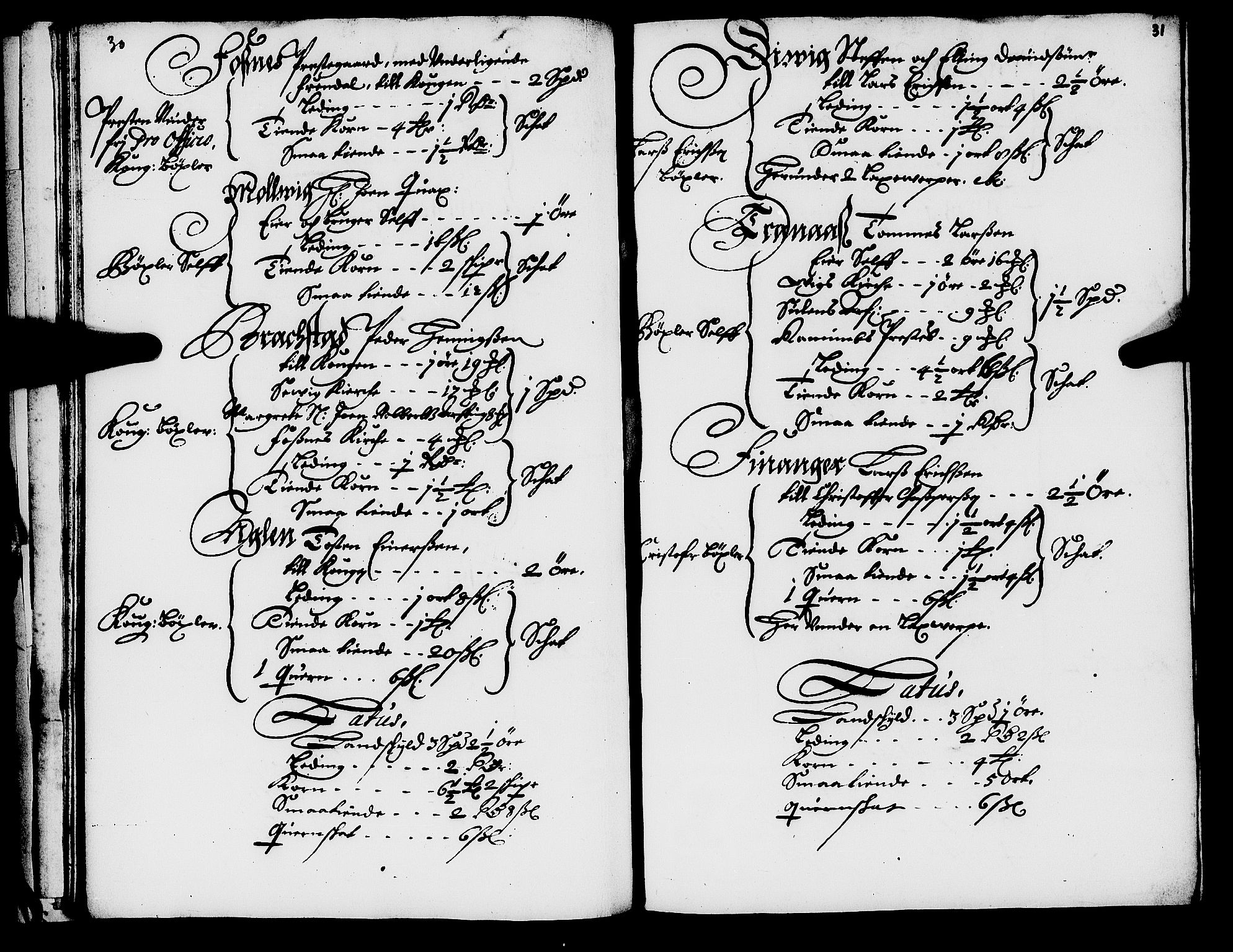 Rentekammeret inntil 1814, Realistisk ordnet avdeling, AV/RA-EA-4070/N/Nb/Nba/L0056: Namdalen len, 1669, s. 30-31