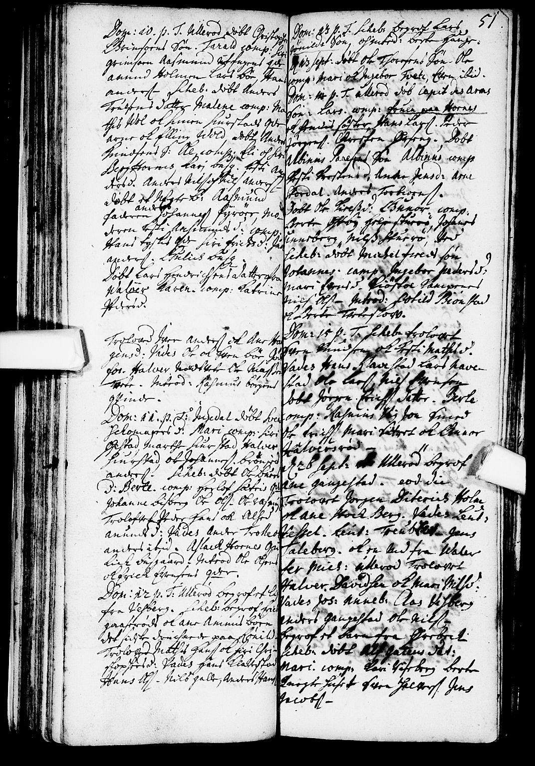 Skjeberg prestekontor Kirkebøker, AV/SAO-A-10923/F/Fa/L0001: Ministerialbok nr. I 1, 1702-1725, s. 51