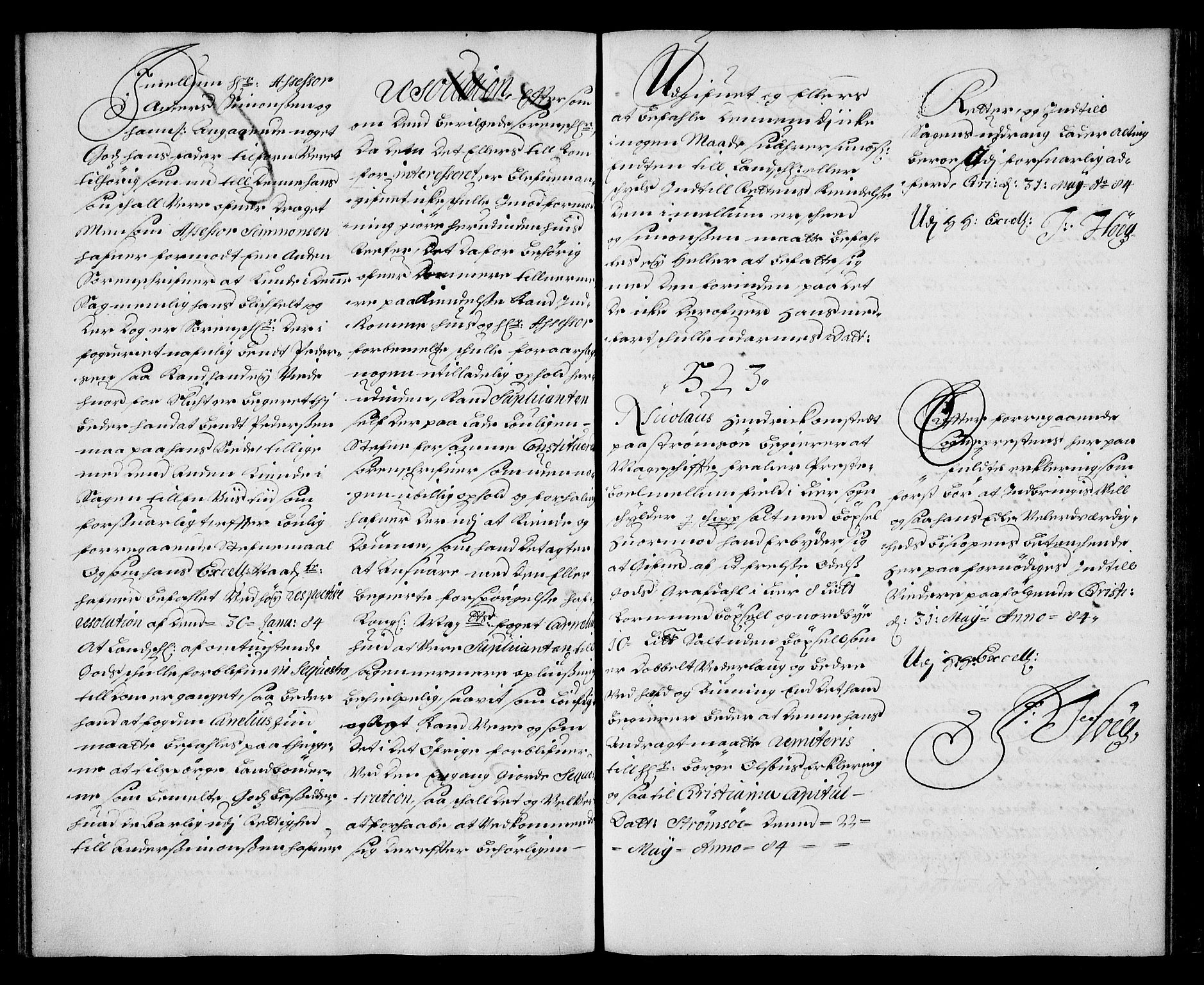 Stattholderembetet 1572-1771, AV/RA-EA-2870/Ae/L0001: Supplikasjons- og resolusjonsprotokoll, 1683-1684