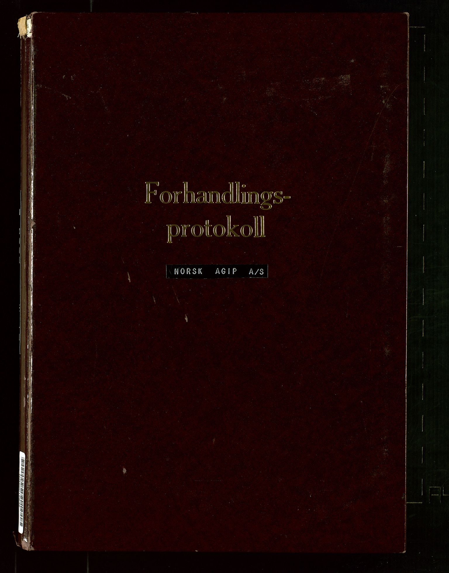 Pa 1583 - Norsk Agip AS, AV/SAST-A-102138/A/Aa/L0002: General assembly and Board of Directors meeting minutes, 1972-1979