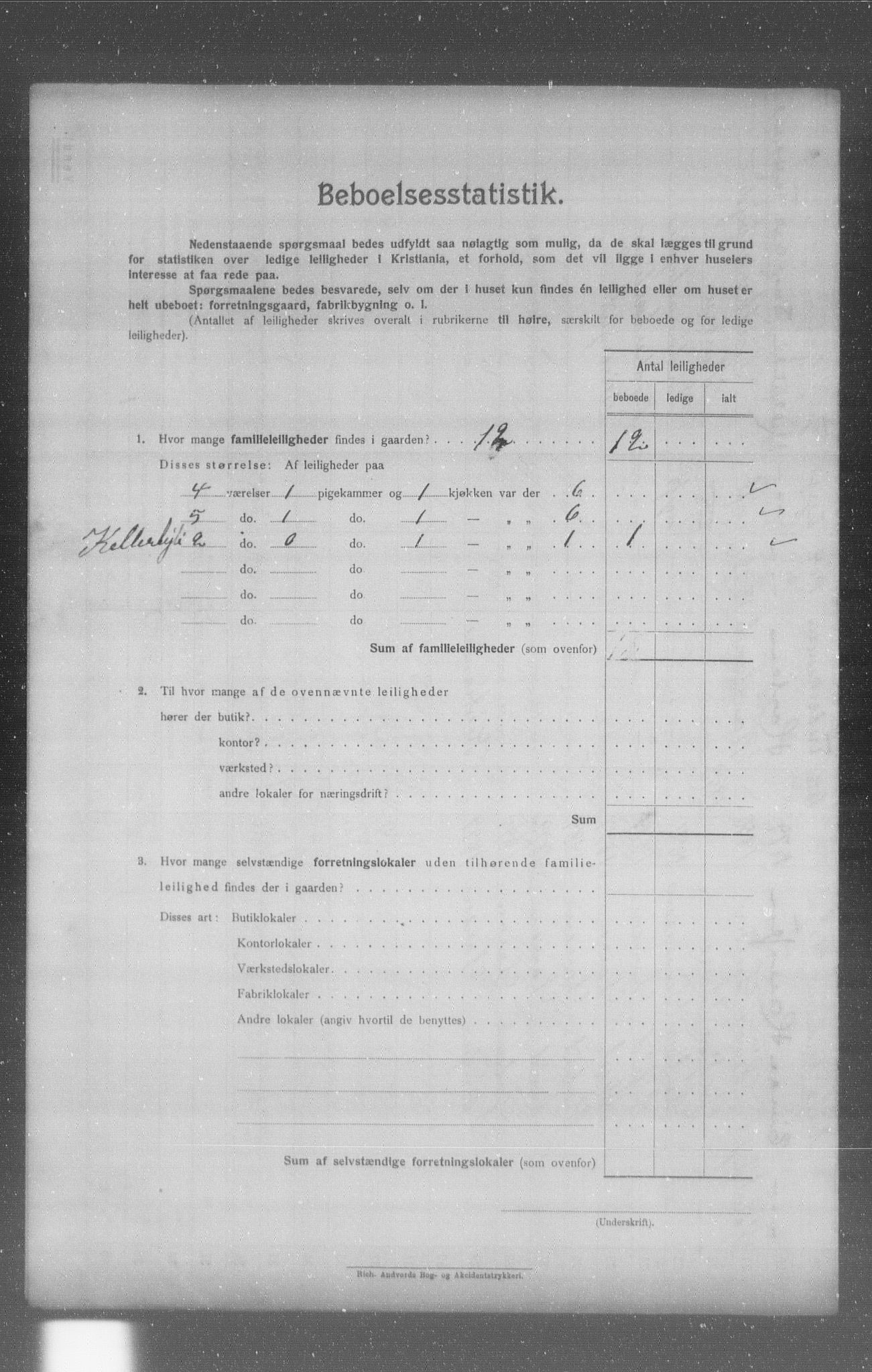 OBA, Kommunal folketelling 31.12.1904 for Kristiania kjøpstad, 1904, s. 4493