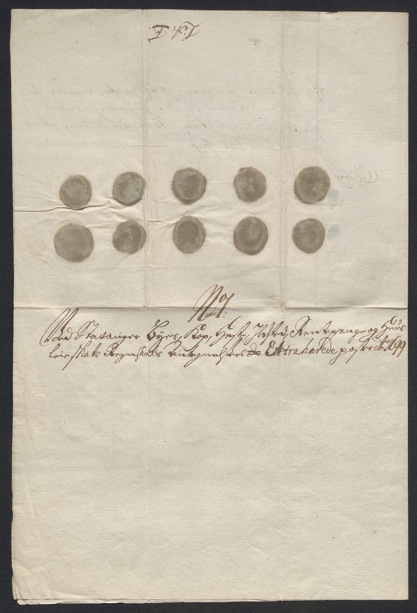 Rentekammeret inntil 1814, Reviderte regnskaper, Byregnskaper, AV/RA-EA-4066/R/Ro/L0302: [O4] Kontribusjonsregnskap, 1687-1711, s. 227