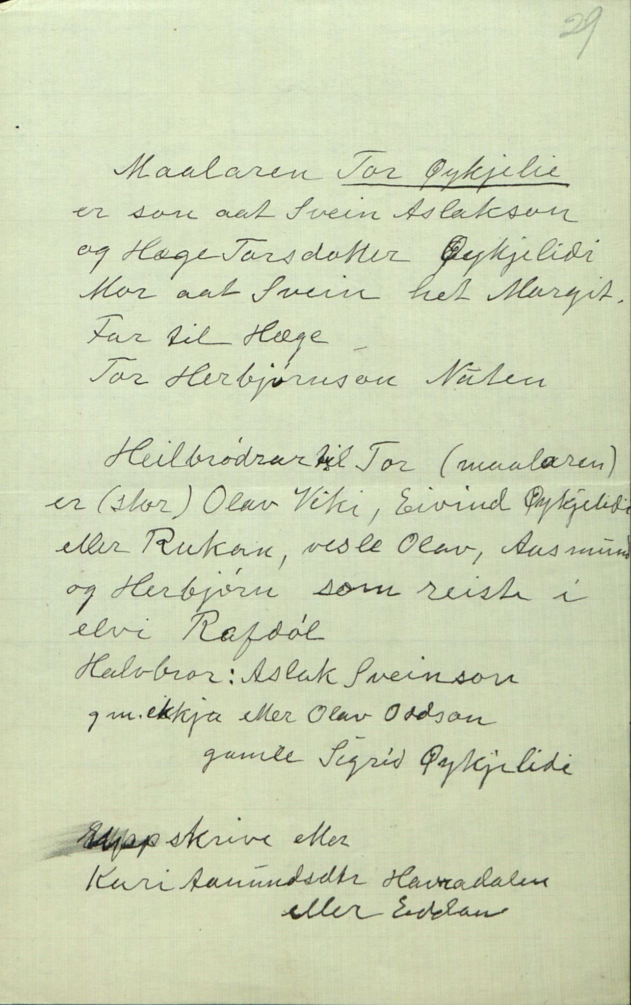 Rikard Berge, TEMU/TGM-A-1003/F/L0017/0022: 551-599 / 572 Brev o.a., 1910-1950, s. 29