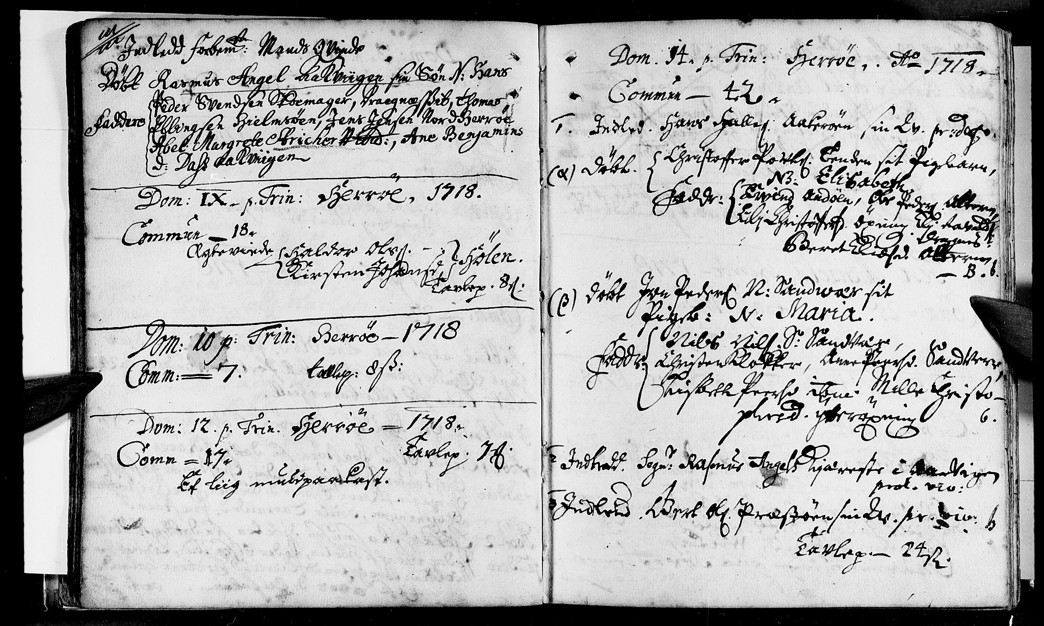 Ministerialprotokoller, klokkerbøker og fødselsregistre - Nordland, AV/SAT-A-1459/834/L0503: Ministerialbok nr. 834A01, 1714-1737