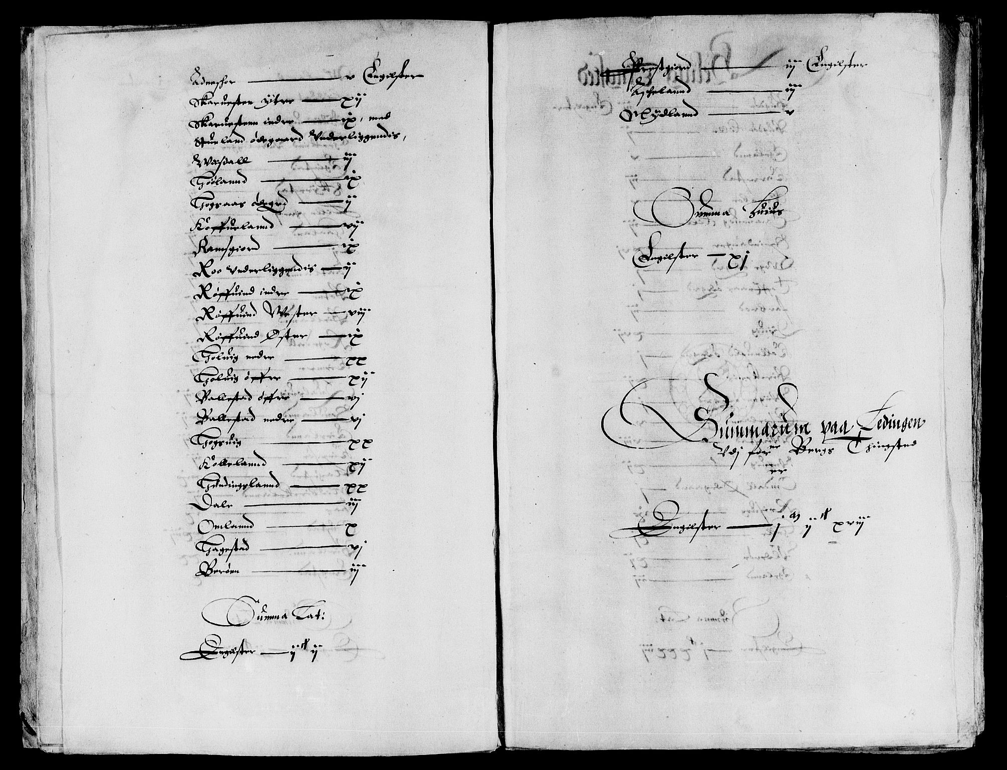 Rentekammeret inntil 1814, Reviderte regnskaper, Lensregnskaper, AV/RA-EA-5023/R/Rb/Rbr/L0001: Lista len, 1604-1606