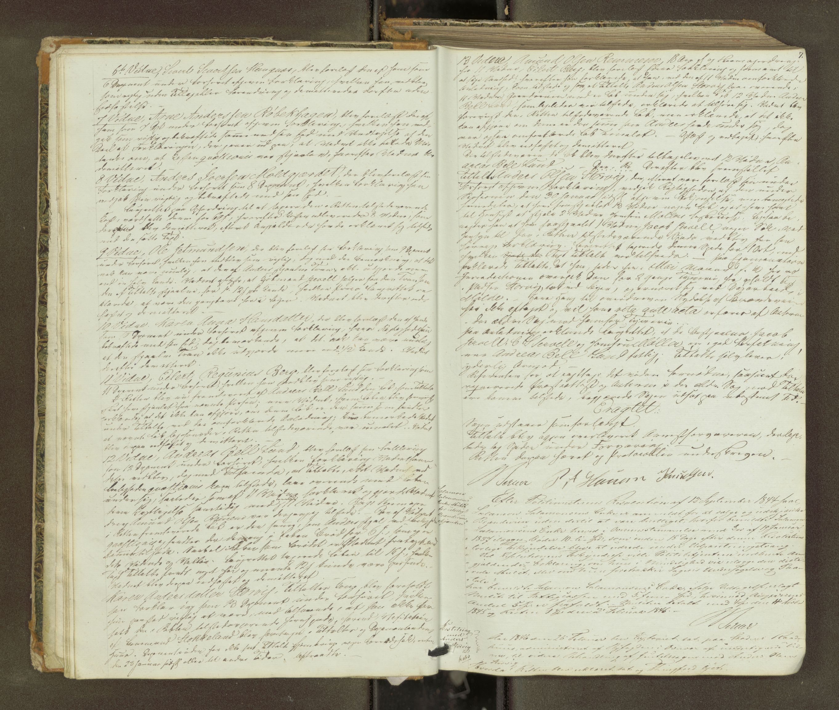 Molde byfogd, AV/SAT-A-0025/1/1A/L0005: Justisprotokoll, 1846-1849, s. 6b-7a