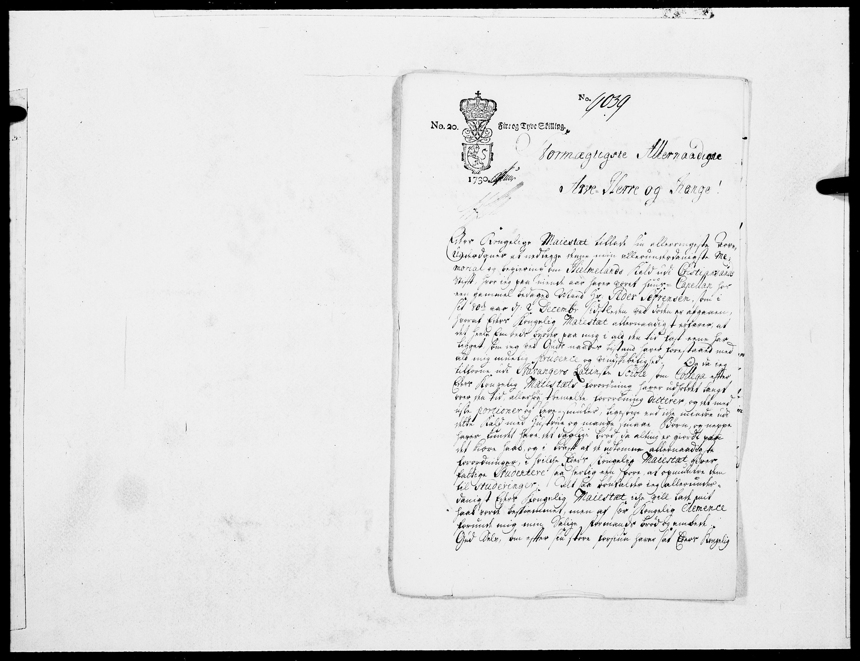 Danske Kanselli 1572-1799, RA/EA-3023/F/Fc/Fcc/Fcca/L0109: Norske innlegg 1572-1799, 1731, s. 146