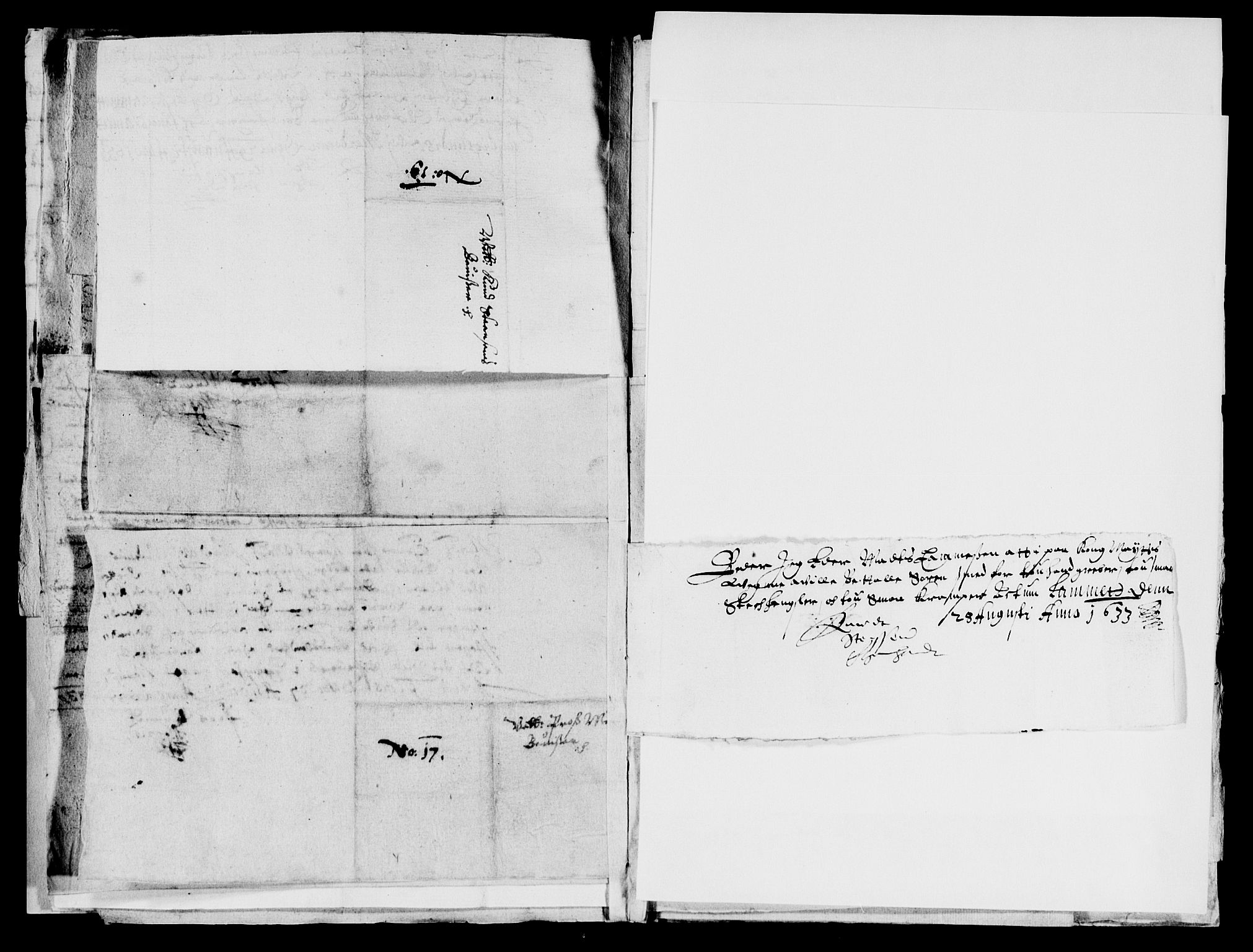 Rentekammeret inntil 1814, Reviderte regnskaper, Lensregnskaper, AV/RA-EA-5023/R/Rb/Rbq/L0022: Nedenes len. Mandals len. Råbyggelag., 1632-1634