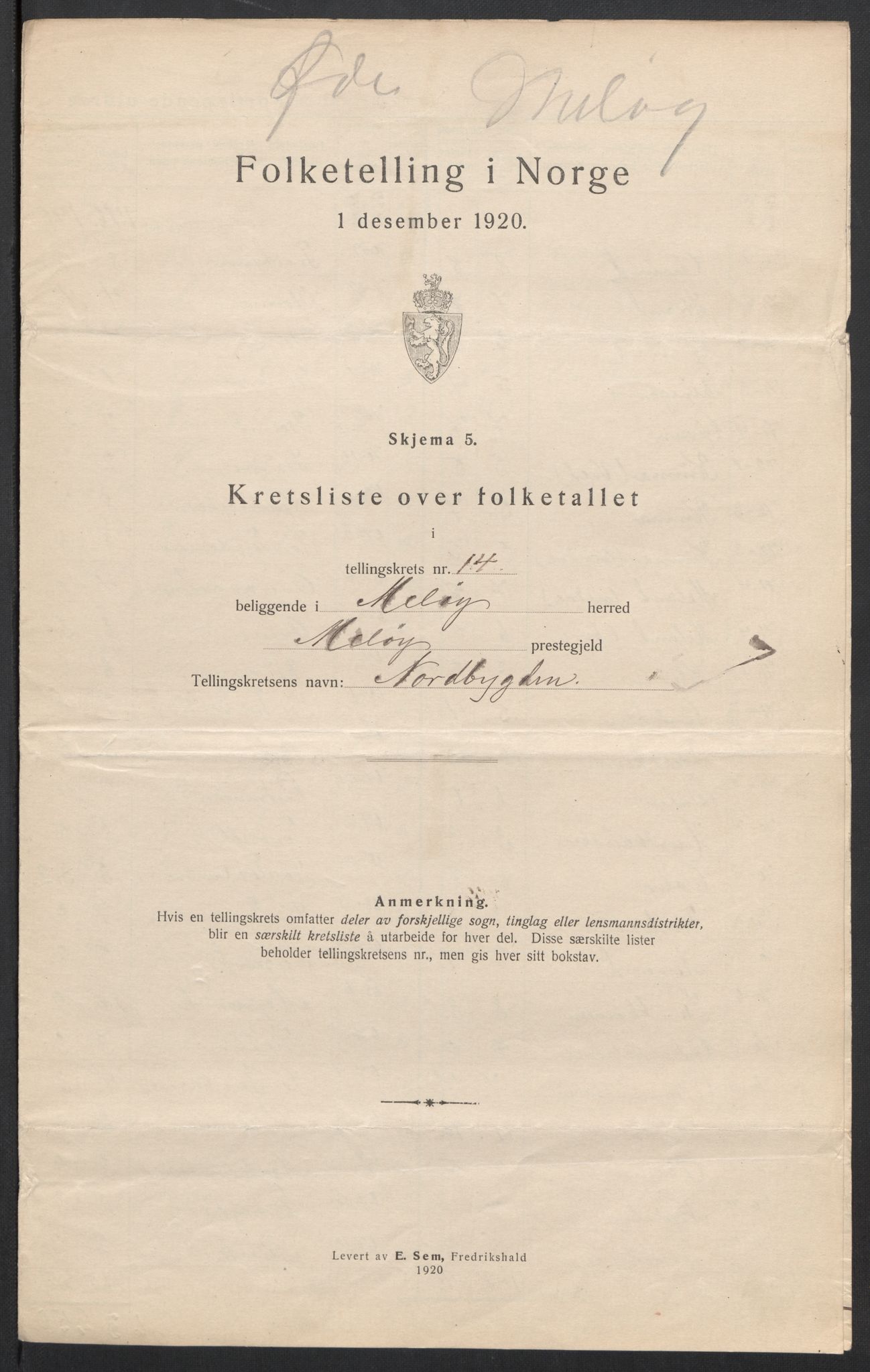SAT, Folketelling 1920 for 1837 Meløy herred, 1920, s. 48