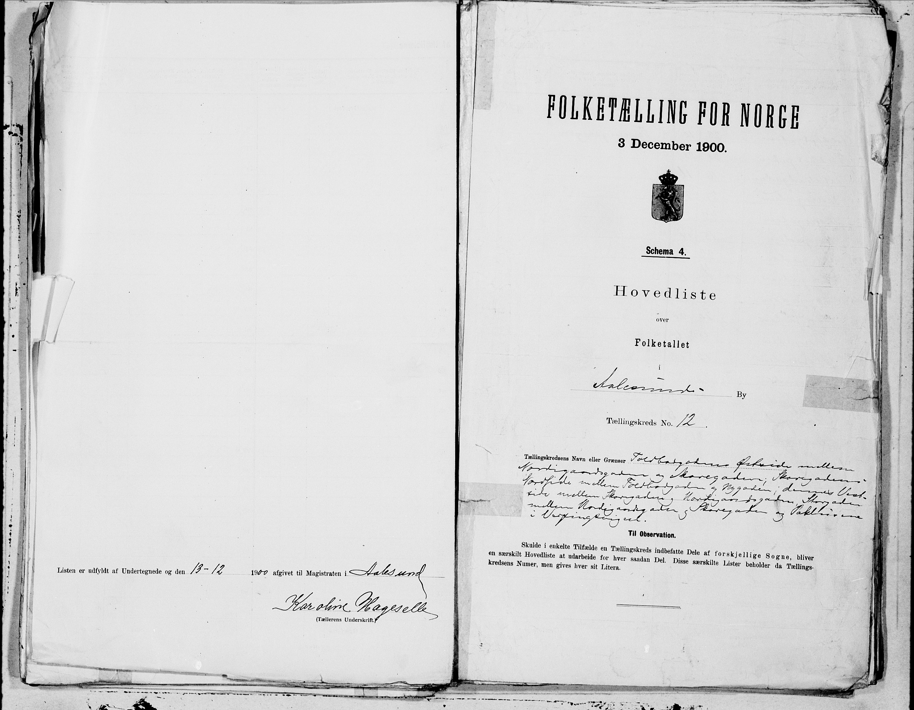 SAT, Folketelling 1900 for 1501 Ålesund kjøpstad, 1900, s. 24