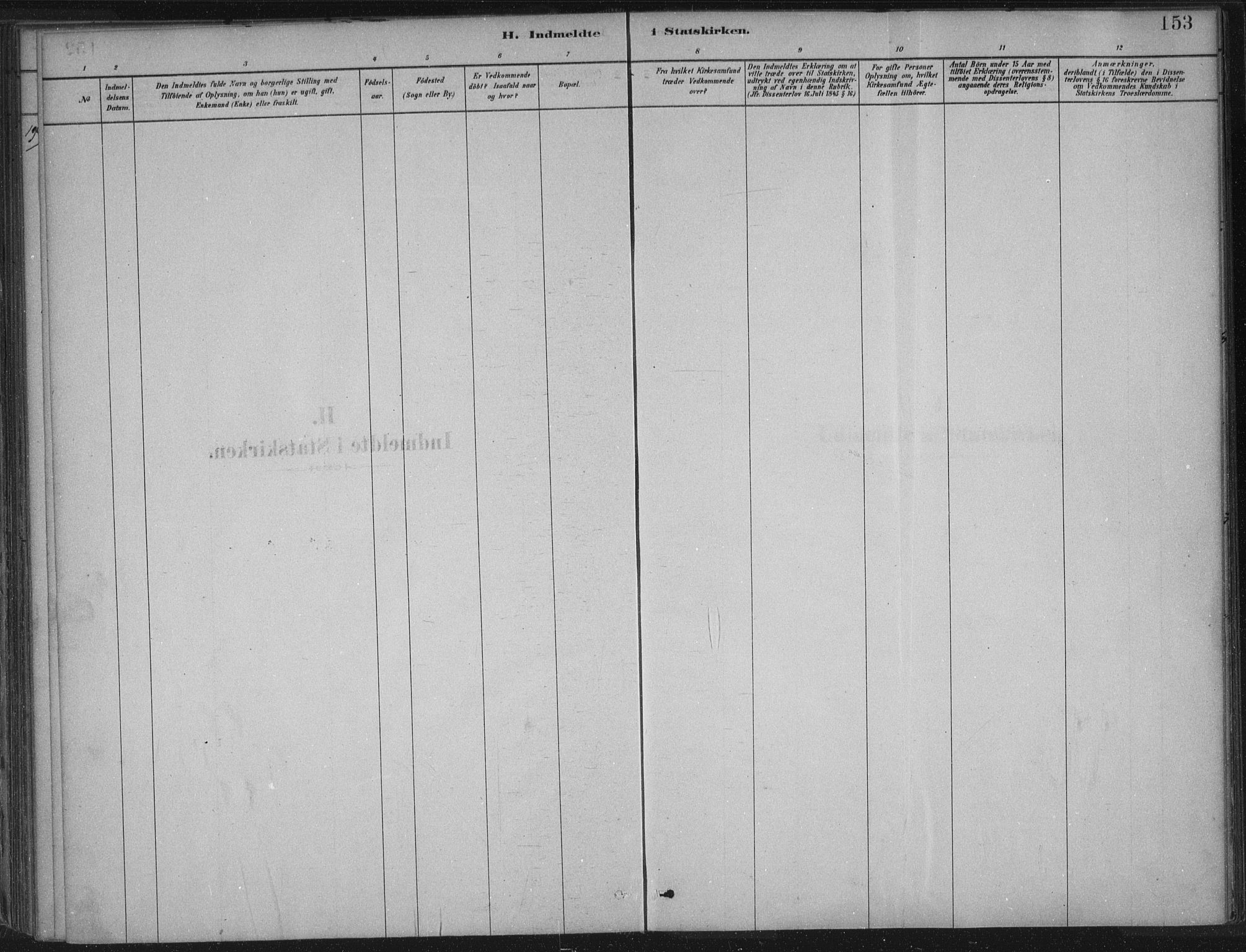 Innvik sokneprestembete, SAB/A-80501: Ministerialbok nr. B  1, 1879-1902, s. 153