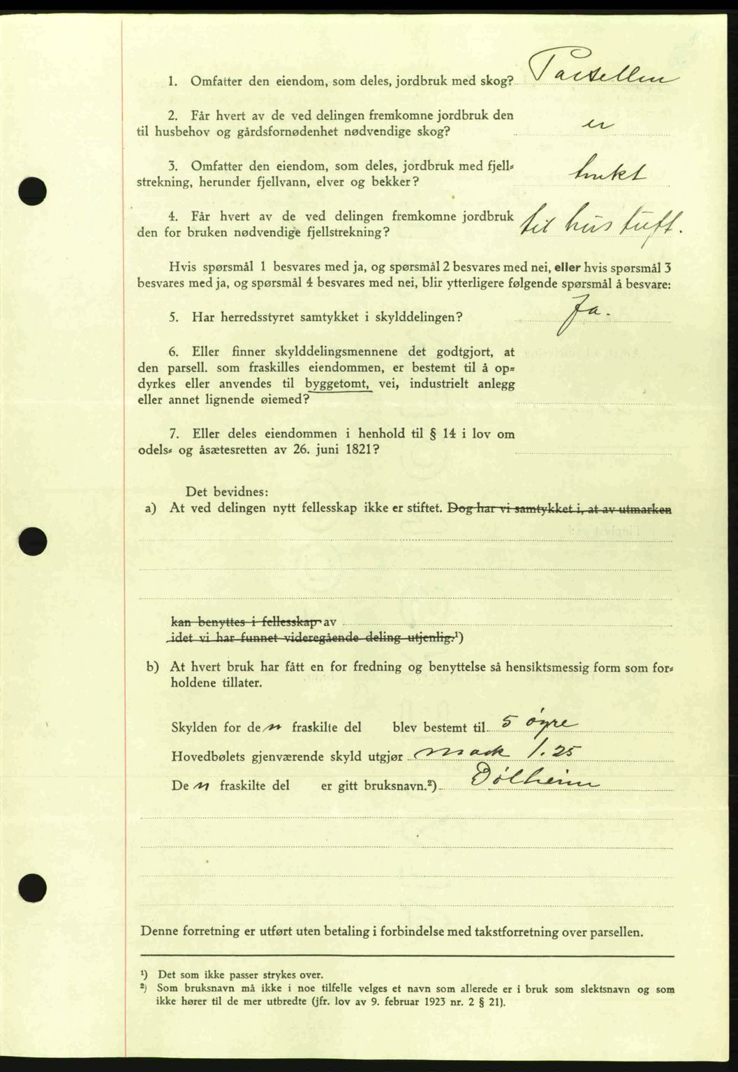 Nordmøre sorenskriveri, SAT/A-4132/1/2/2Ca: Pantebok nr. A89, 1940-1941, Dagboknr: 144/1941