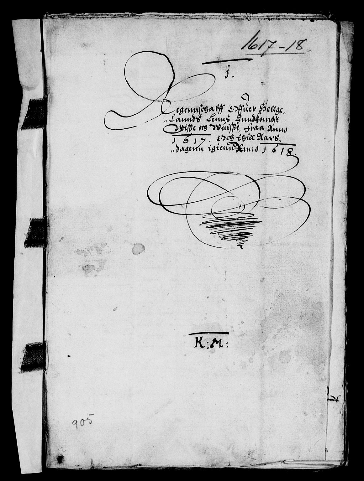 Rentekammeret inntil 1814, Reviderte regnskaper, Lensregnskaper, AV/RA-EA-5023/R/Rb/Rbz/L0008: Nordlandenes len, 1615-1618