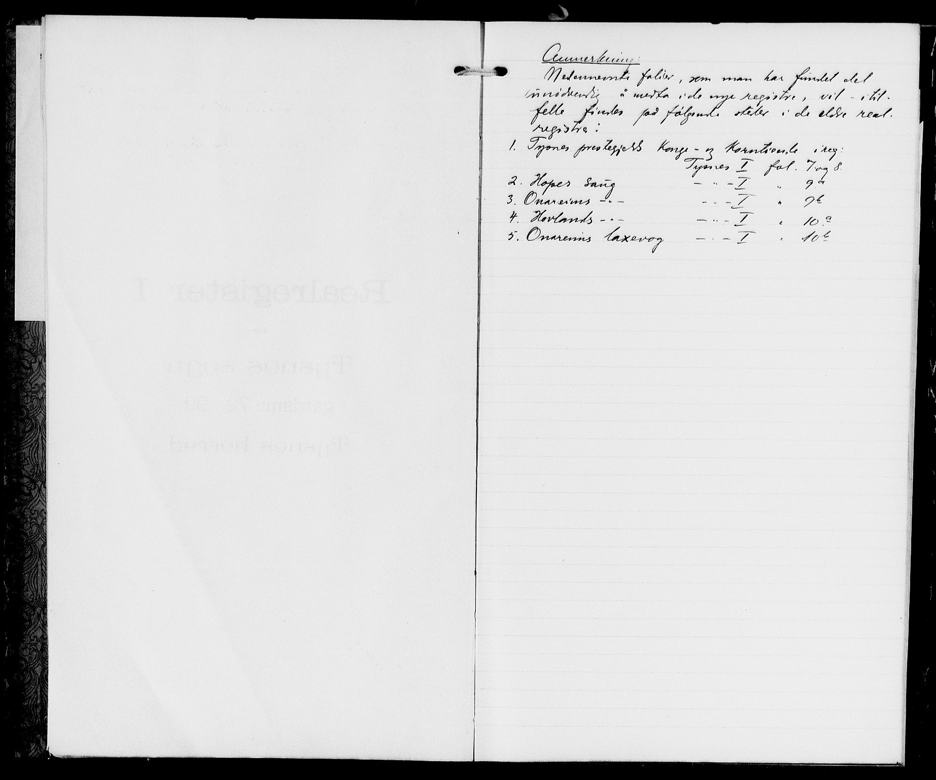 Sunnhordland sorenskrivar, SAB/A-2401/1/G/Ga/Gas/L0008: Panteregister nr. II.A.s.8, 1921-1955