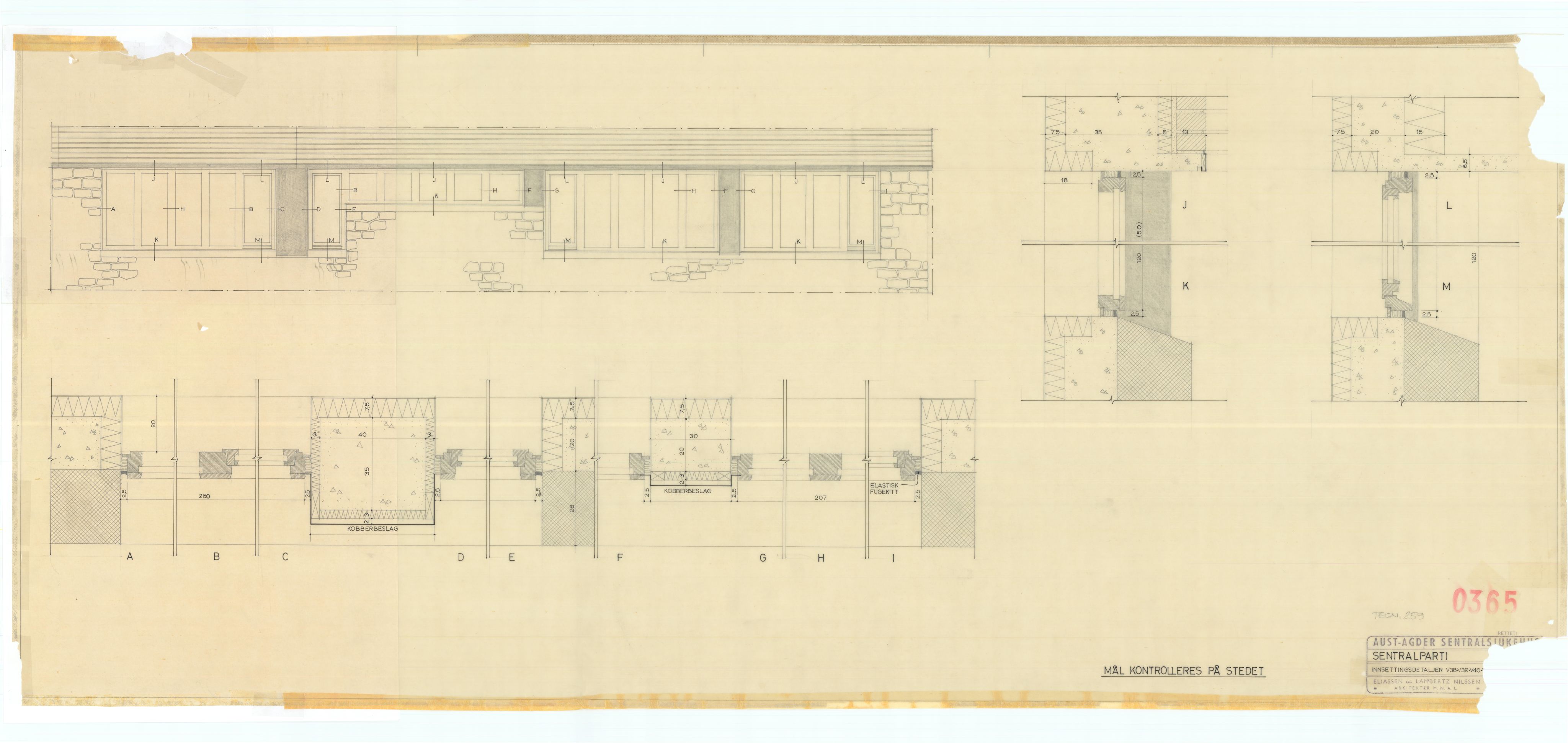 Eliassen og Lambertz-Nilssen Arkitekter, AAKS/PA-2983/T/T01/L0005: Tegningskogger 0365, 1960-1966, s. 8