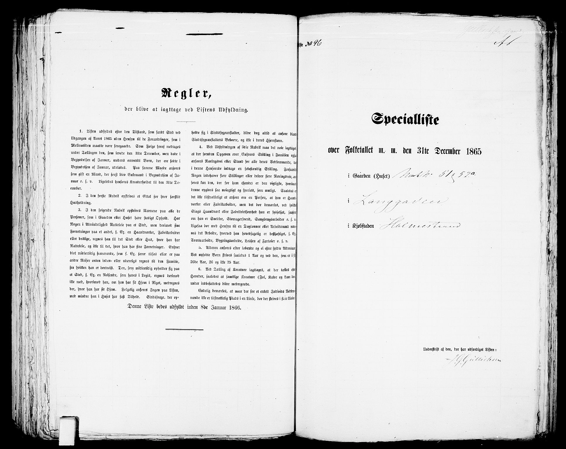 RA, Folketelling 1865 for 0702B Botne prestegjeld, Holmestrand kjøpstad, 1865, s. 199