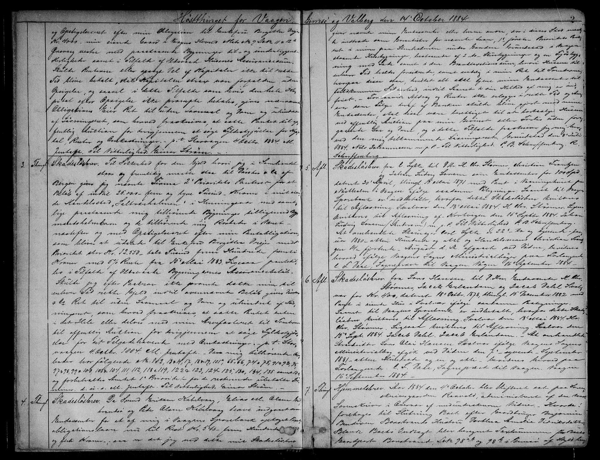 Lofoten sorenskriveri, AV/SAT-A-0017/1/2/2C/L0001a: Pantebok nr. 1, 1884-1891, s. 2