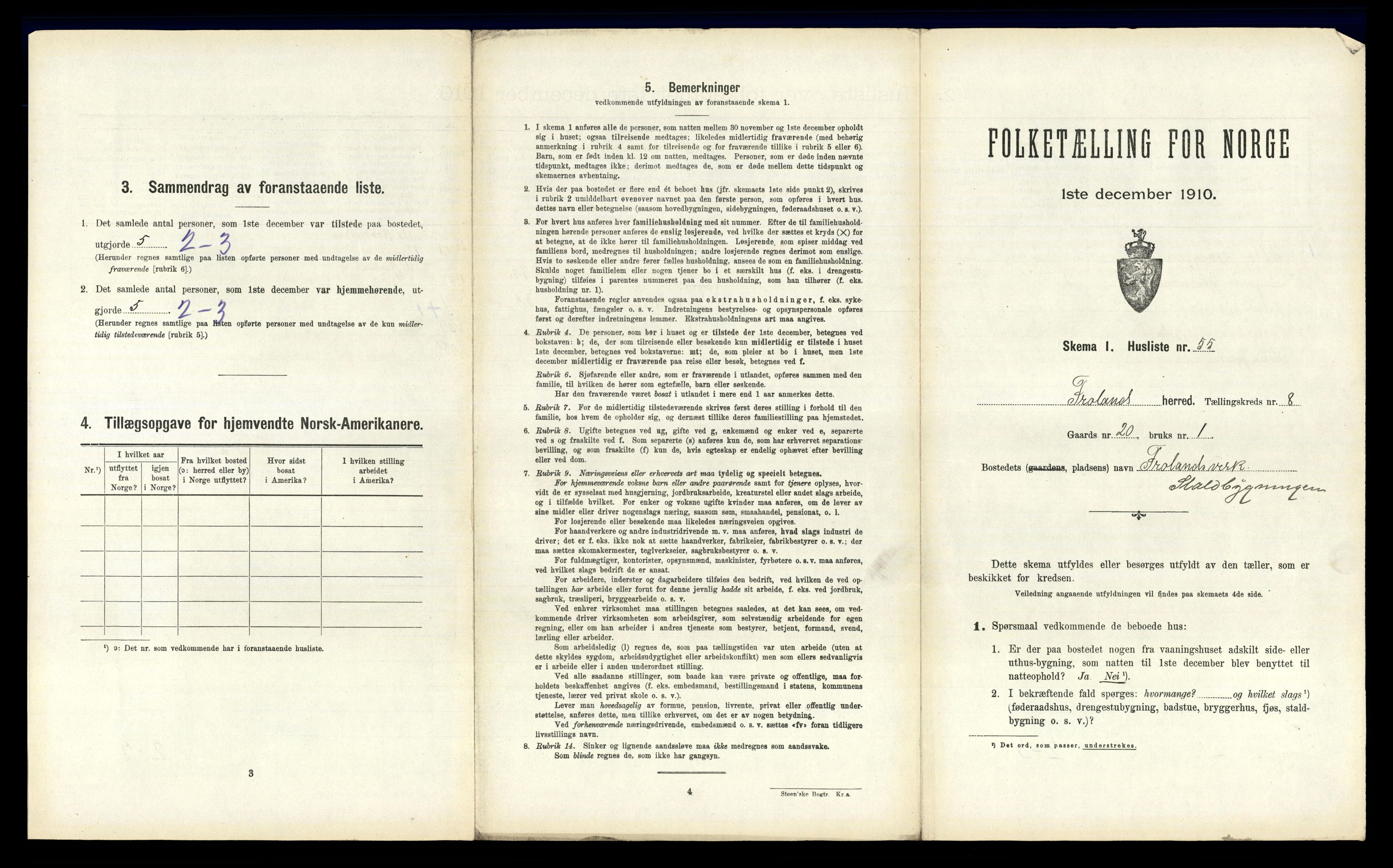 RA, Folketelling 1910 for 0919 Froland herred, 1910, s. 812