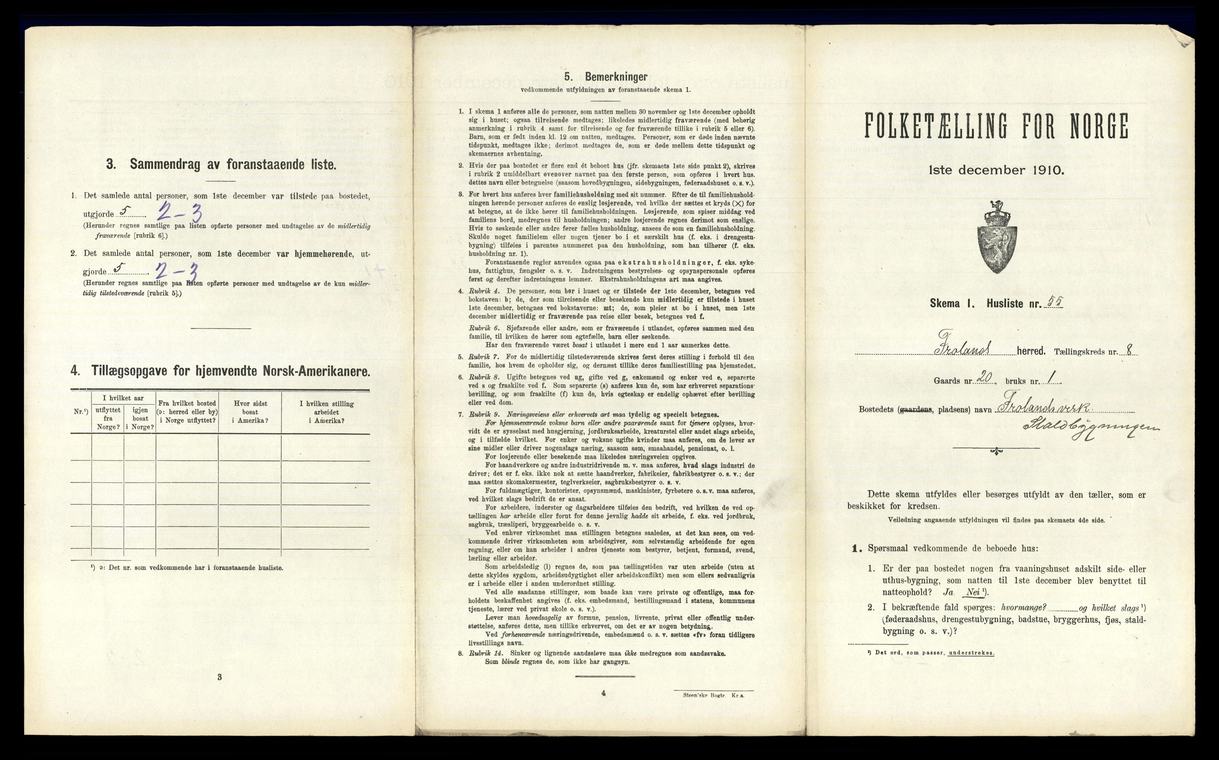 RA, Folketelling 1910 for 0919 Froland herred, 1910, s. 812