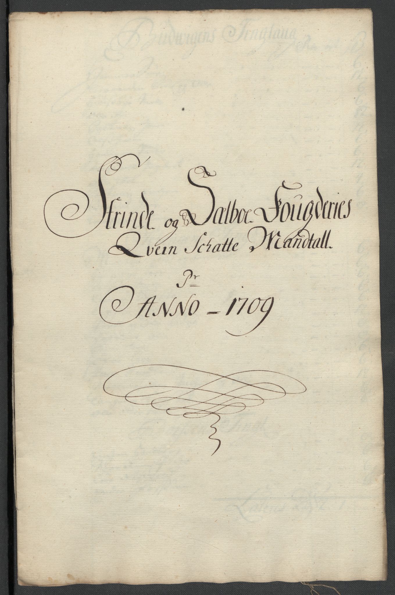 Rentekammeret inntil 1814, Reviderte regnskaper, Fogderegnskap, AV/RA-EA-4092/R61/L4111: Fogderegnskap Strinda og Selbu, 1709-1710, s. 81