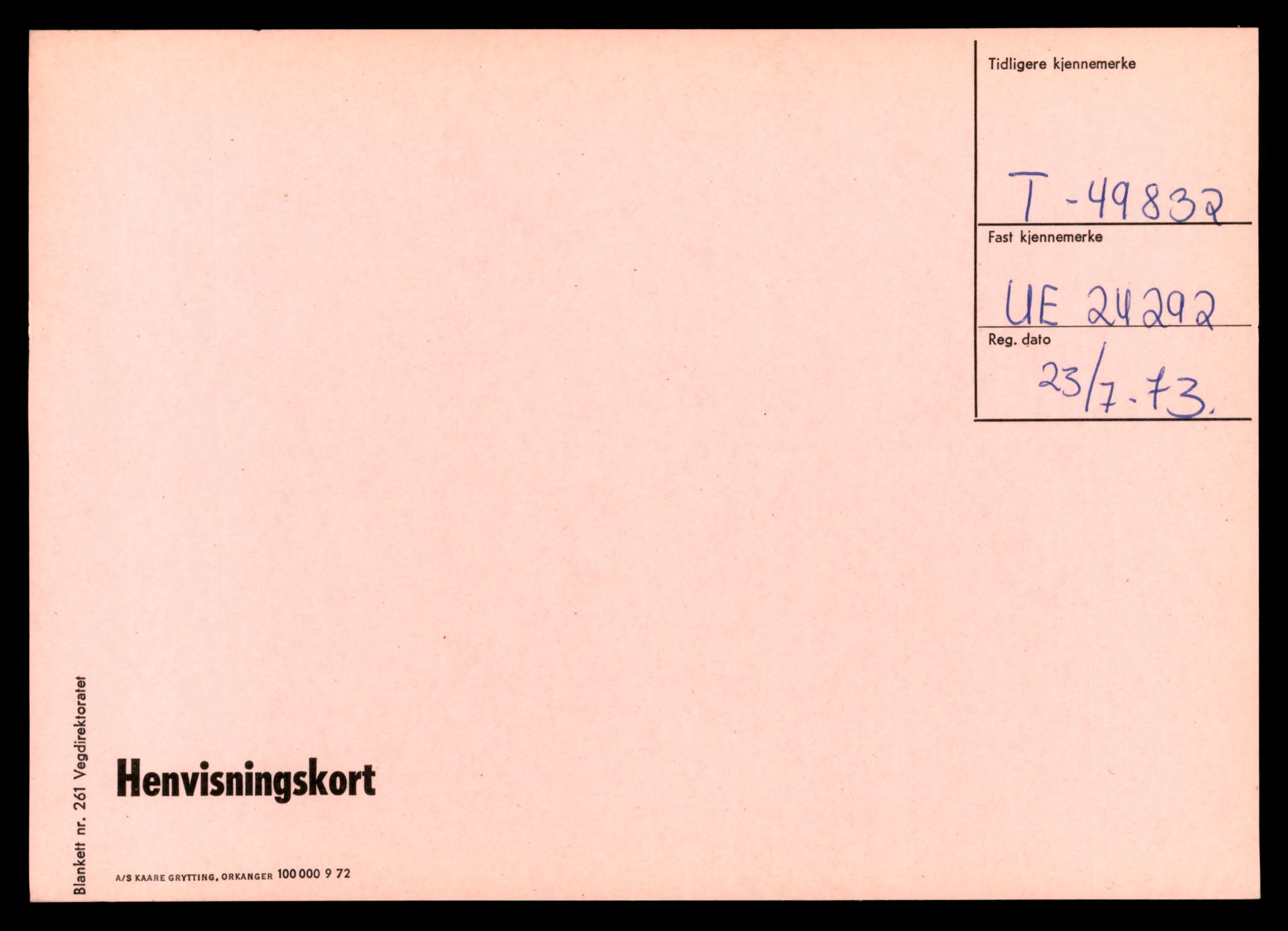 Møre og Romsdal vegkontor - Ålesund trafikkstasjon, AV/SAT-A-4099/F/Ff/L0011: Overførings-/henvisningskort T 49830 - T 51913, 1927-1998, s. 3
