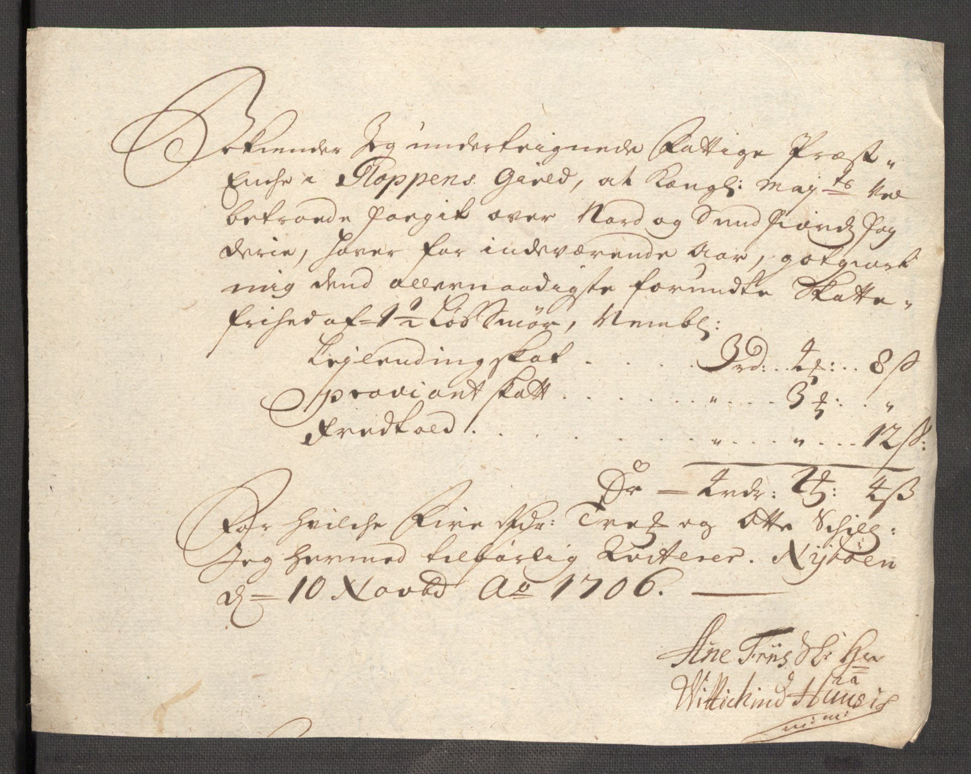 Rentekammeret inntil 1814, Reviderte regnskaper, Fogderegnskap, AV/RA-EA-4092/R53/L3430: Fogderegnskap Sunn- og Nordfjord, 1706-1707, s. 180