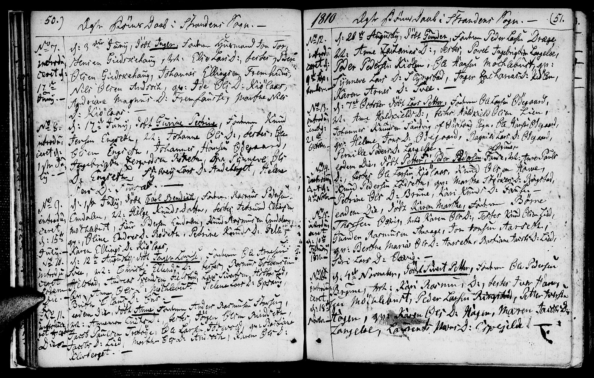 Ministerialprotokoller, klokkerbøker og fødselsregistre - Møre og Romsdal, AV/SAT-A-1454/520/L0272: Ministerialbok nr. 520A02, 1802-1827, s. 50-51