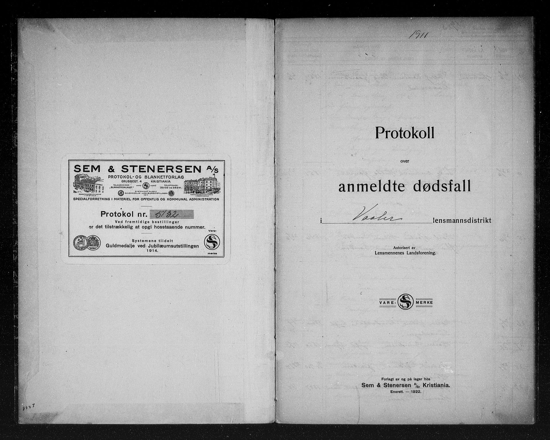Våler lensmannskontor, SAO/A-10014/H/Ha/L0004: Dødsfallsprotokoll, 1923-1933