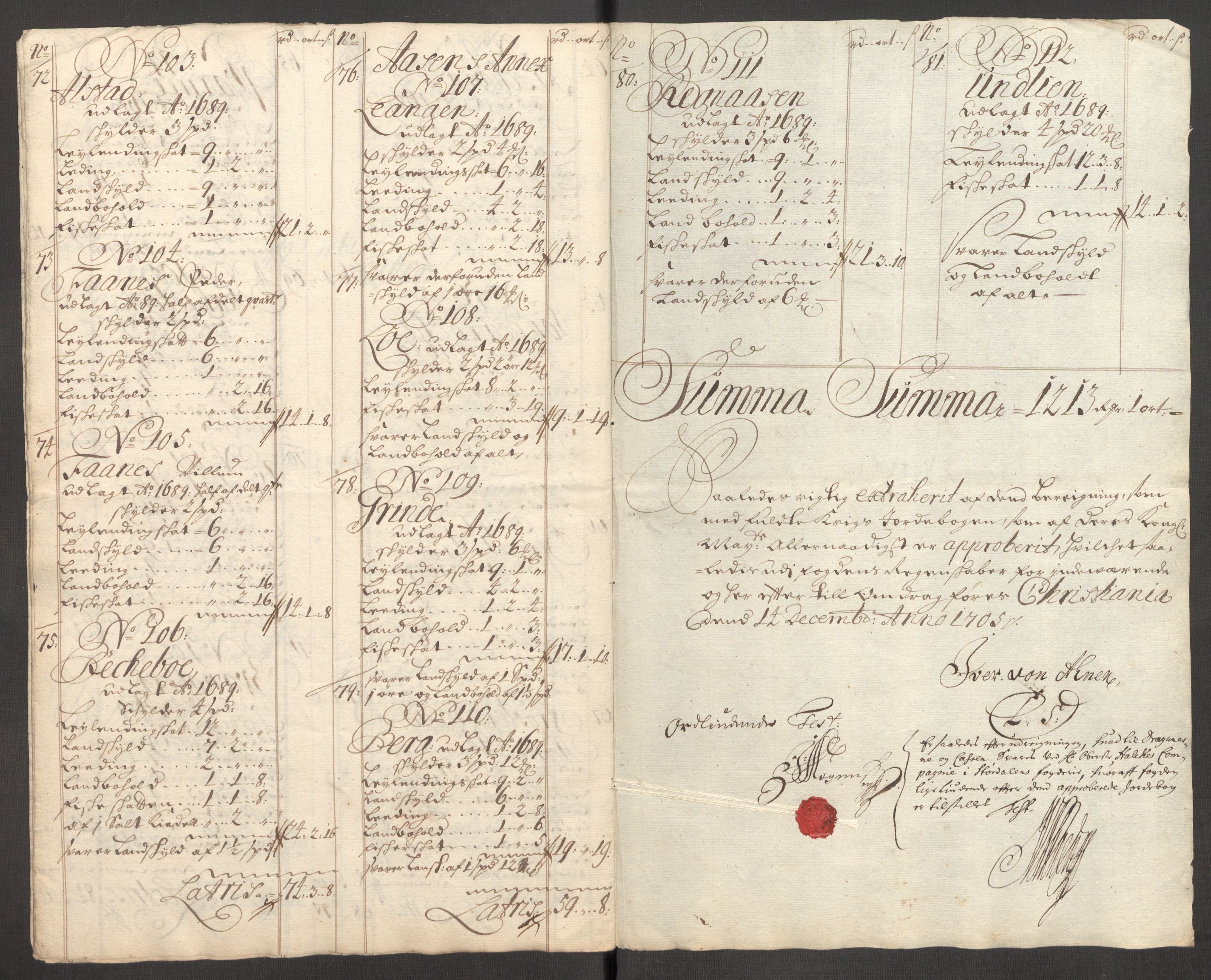 Rentekammeret inntil 1814, Reviderte regnskaper, Fogderegnskap, AV/RA-EA-4092/R62/L4197: Fogderegnskap Stjørdal og Verdal, 1707, s. 352