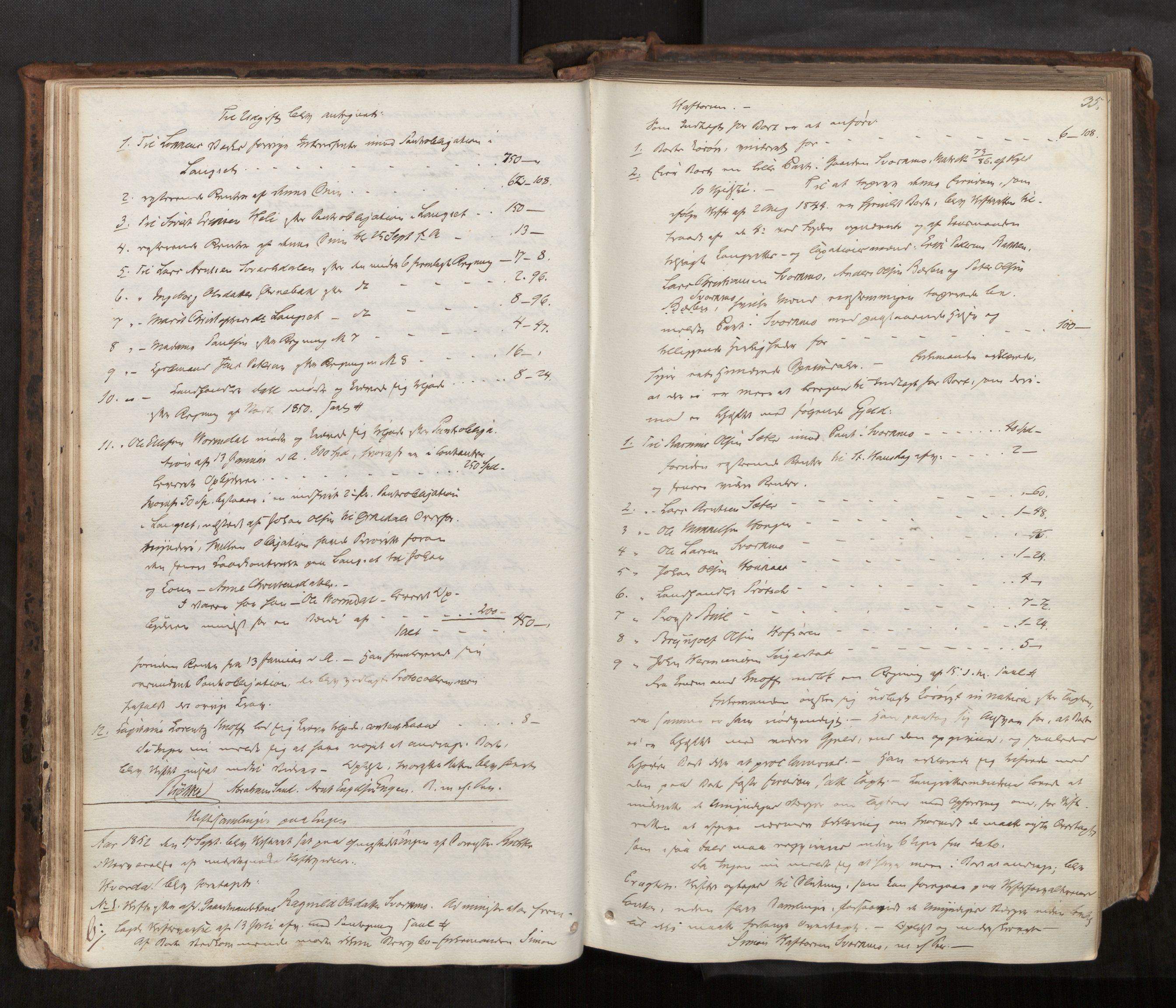 Orkdal sorenskriveri, AV/SAT-A-4169/1/3/3B/L0004: Skiftebehandlingsprotokoll, 1851-1870, s. 35