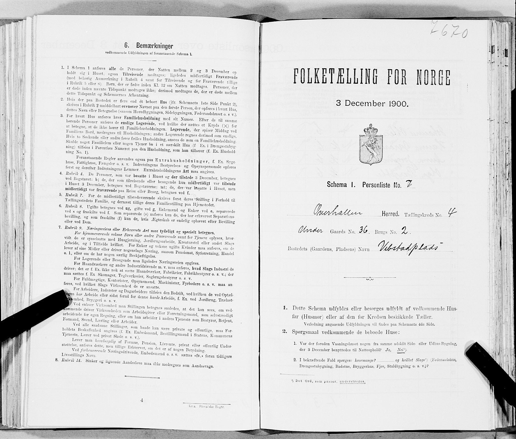 SAT, Folketelling 1900 for 1744 Overhalla herred, 1900, s. 634