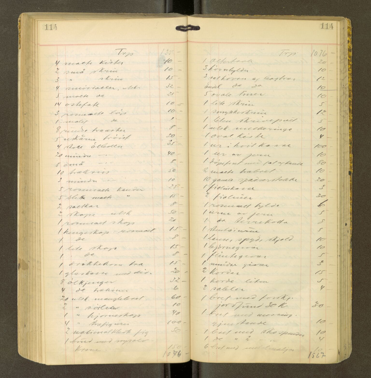 Romsdal sorenskriveri, AV/SAT-A-4149/1/3/3Ca/L0001: Registreringsprotokoll, 1921-1926, s. 114