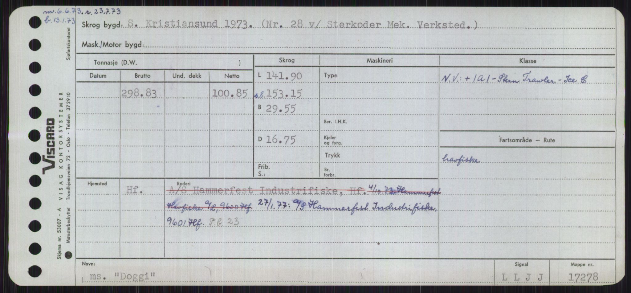 Sjøfartsdirektoratet med forløpere, Skipsmålingen, RA/S-1627/H/Ha/L0001/0002: Fartøy, A-Eig / Fartøy Bjør-Eig, s. 841