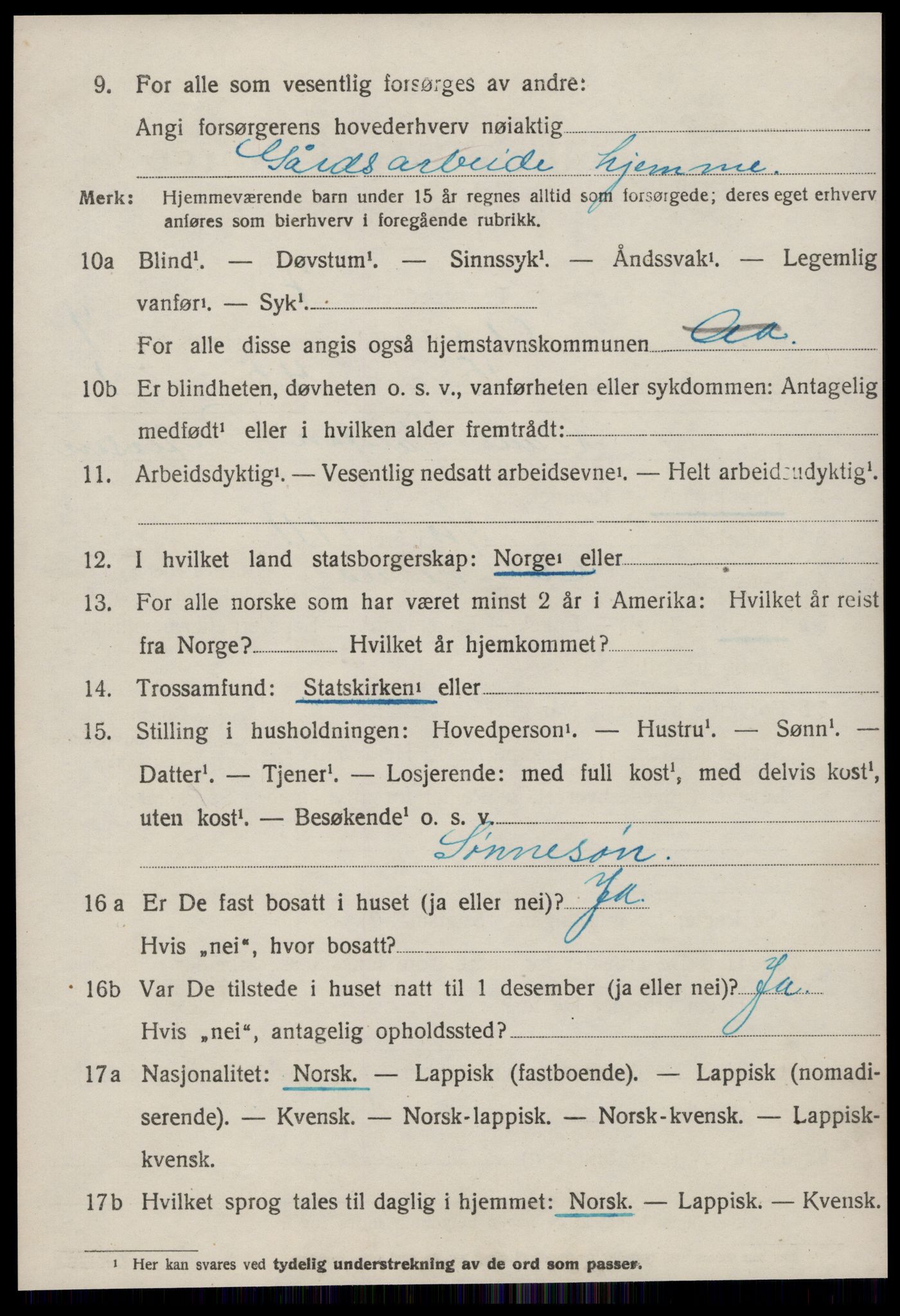 SAT, Folketelling 1920 for 1630 Å herred, 1920, s. 3969