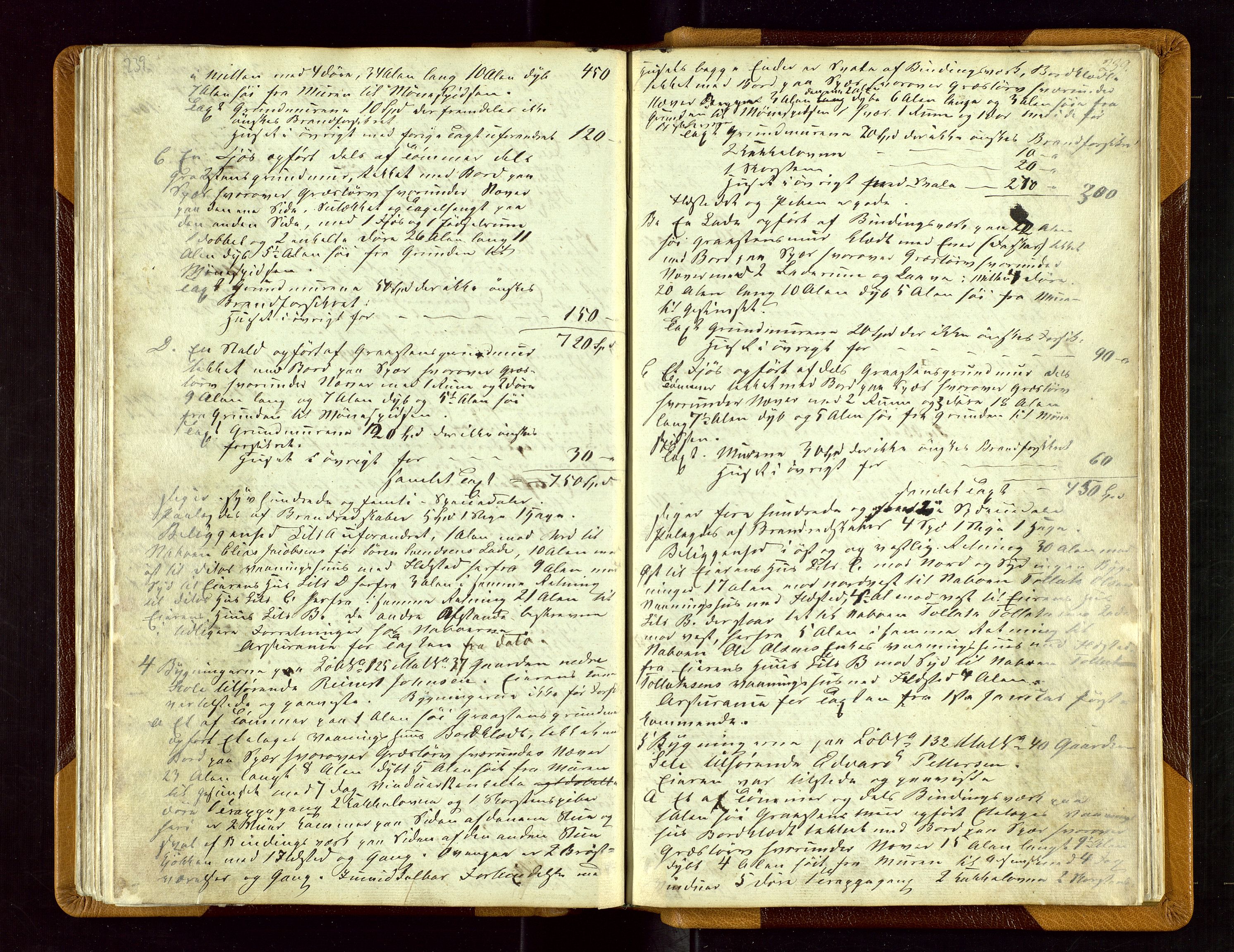 Sokndal lensmannskontor, AV/SAST-A-100417/Goa/L0001: "Brandtaxations Protocol", 1846-1876, s. 239