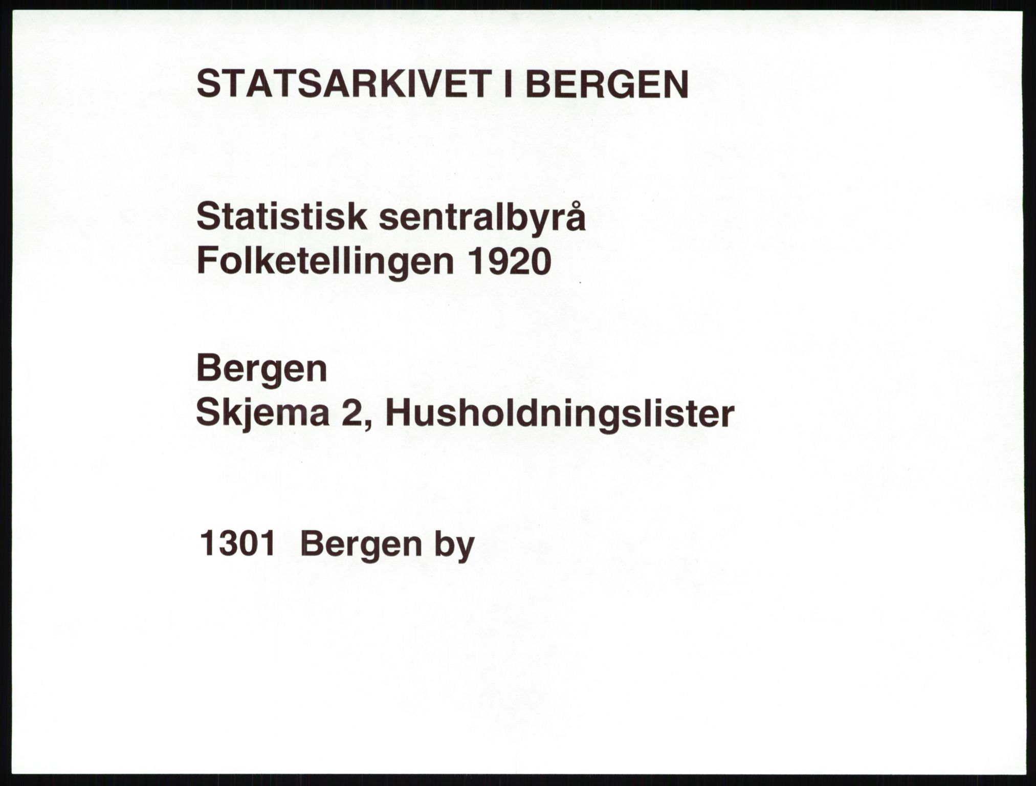 SAB, Folketelling 1920 for 1301 Bergen kjøpstad, 1920, s. 35325