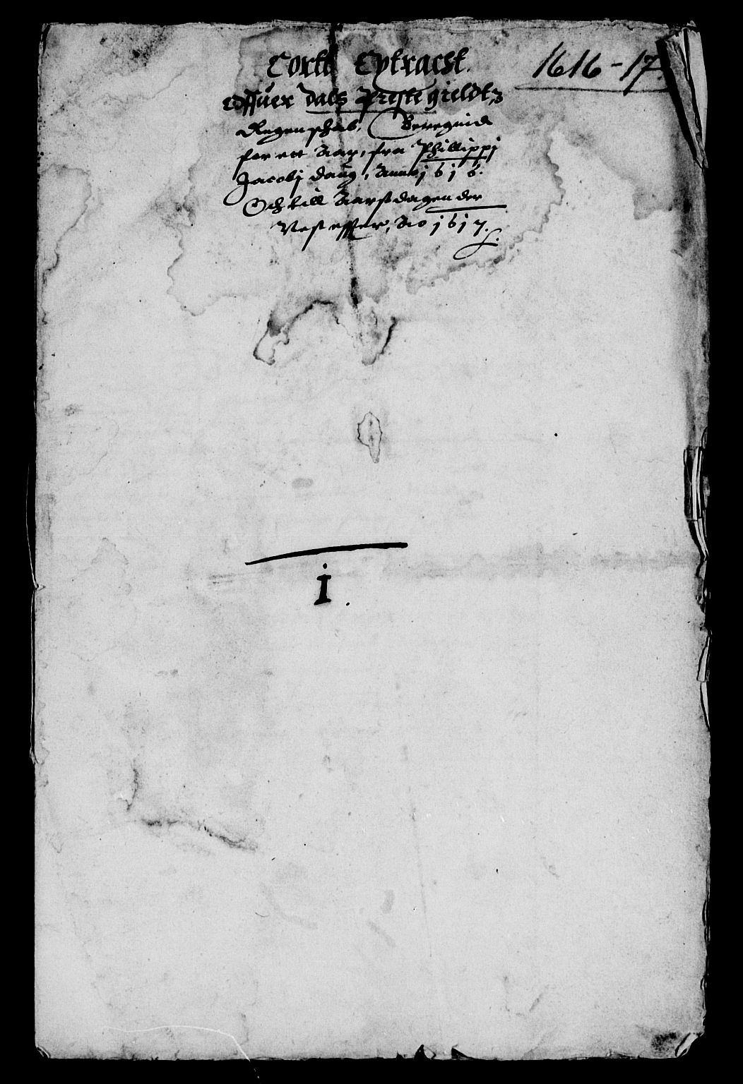 Rentekammeret inntil 1814, Reviderte regnskaper, Lensregnskaper, AV/RA-EA-5023/R/Rb/Rbt/L0021: Bergenhus len, 1616-1617