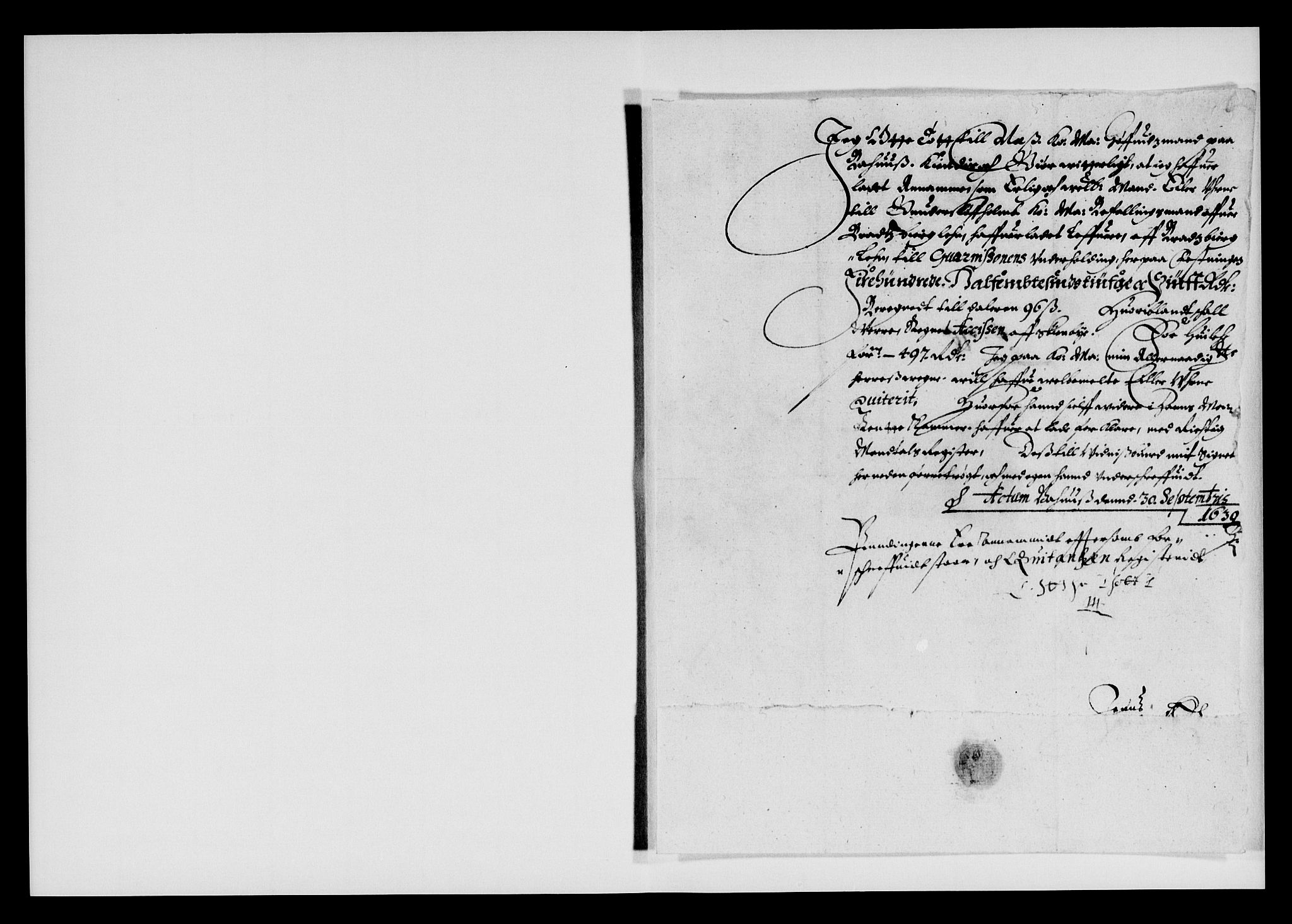 Rentekammeret inntil 1814, Reviderte regnskaper, Lensregnskaper, RA/EA-5023/R/Rb/Rbp/L0022: Bratsberg len, 1638-1640