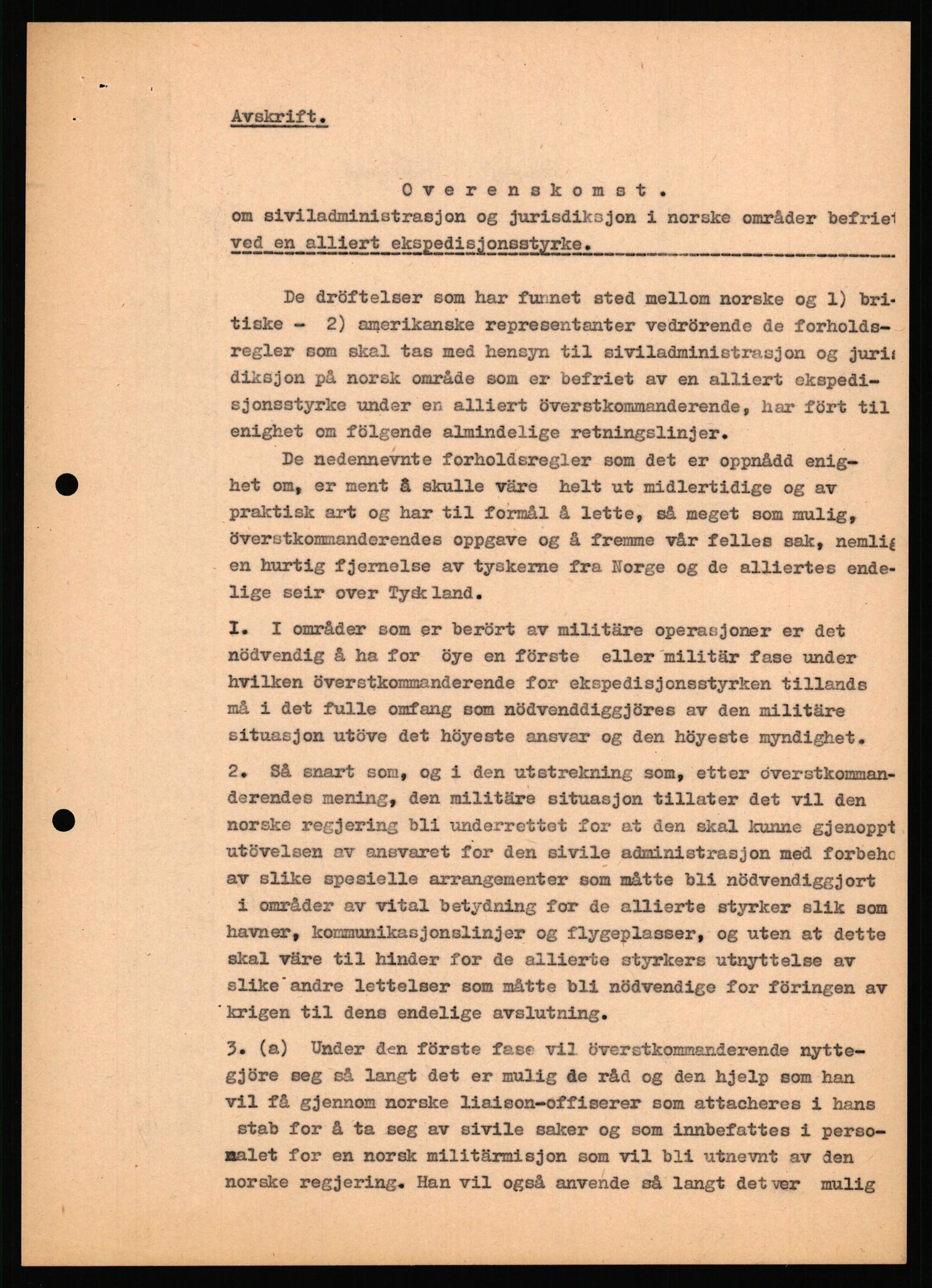 Forsvaret, Forsvarets krigshistoriske avdeling, RA/RAFA-2017/Y/Yf/L0210: II.C.11.2130-2136 - Den norske regjering i London., 1940-1959, s. 259