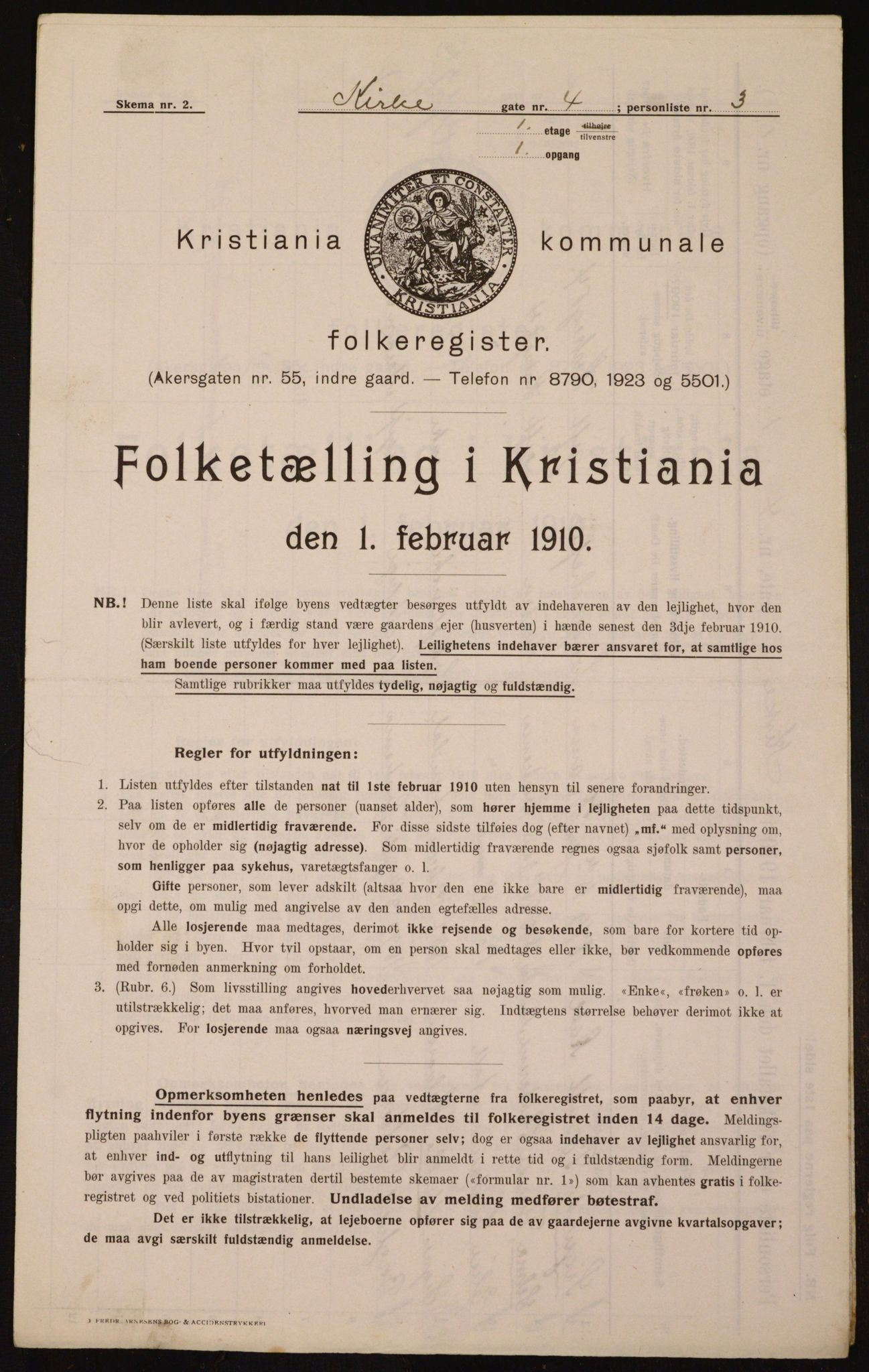 OBA, Kommunal folketelling 1.2.1910 for Kristiania, 1910, s. 48224