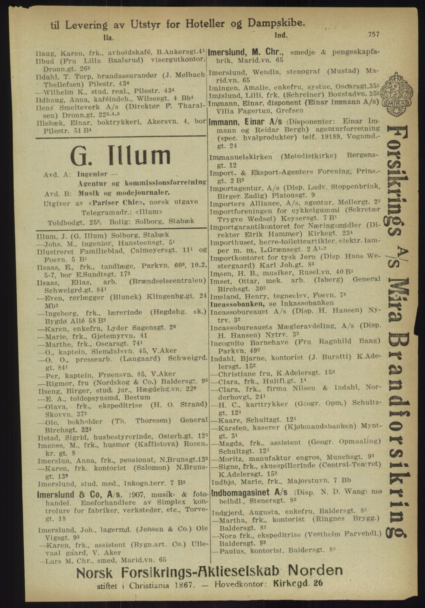 Kristiania/Oslo adressebok, PUBL/-, 1918, s. 782