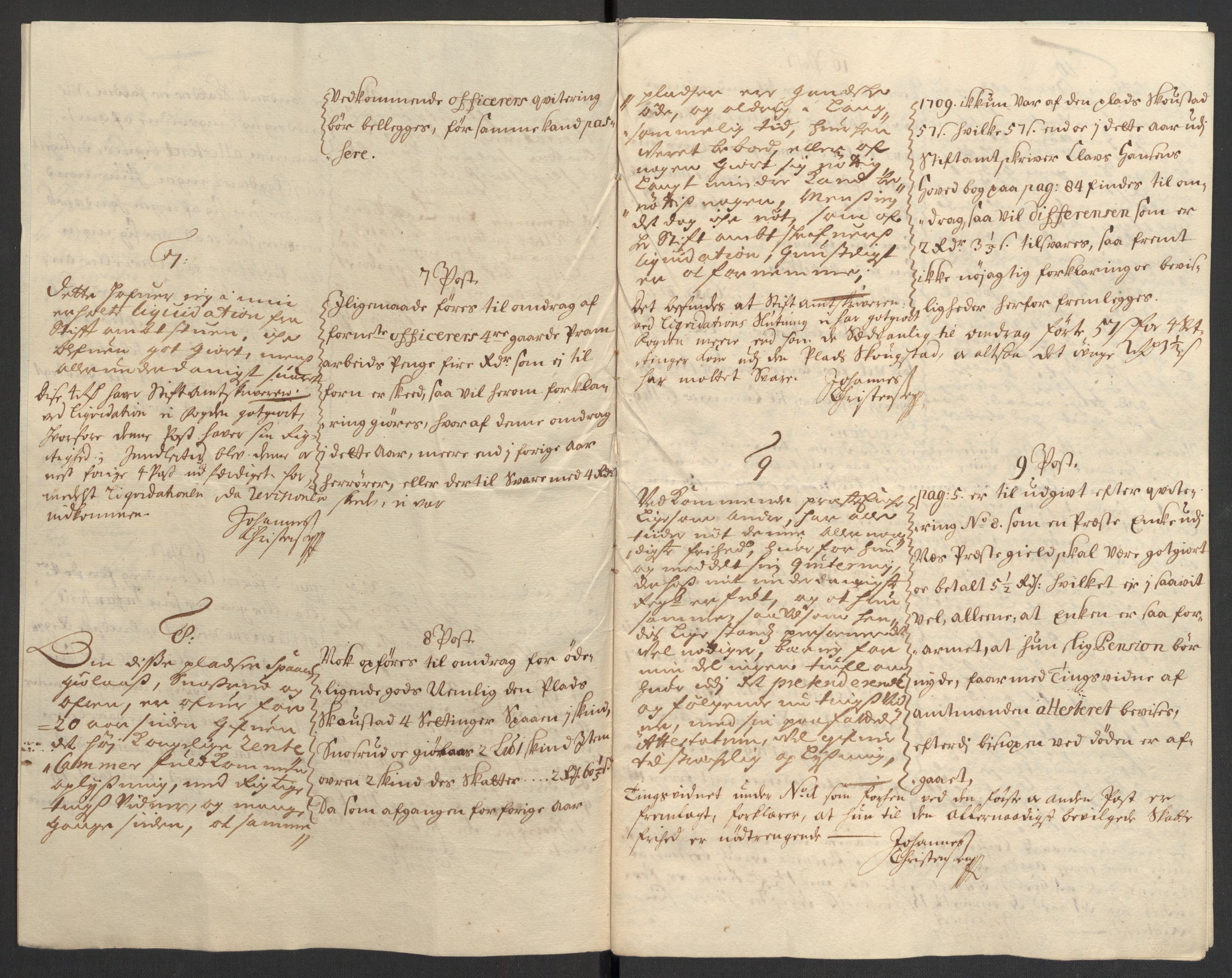 Rentekammeret inntil 1814, Reviderte regnskaper, Fogderegnskap, RA/EA-4092/R23/L1468: Fogderegnskap Ringerike og Hallingdal, 1709-1710, s. 436