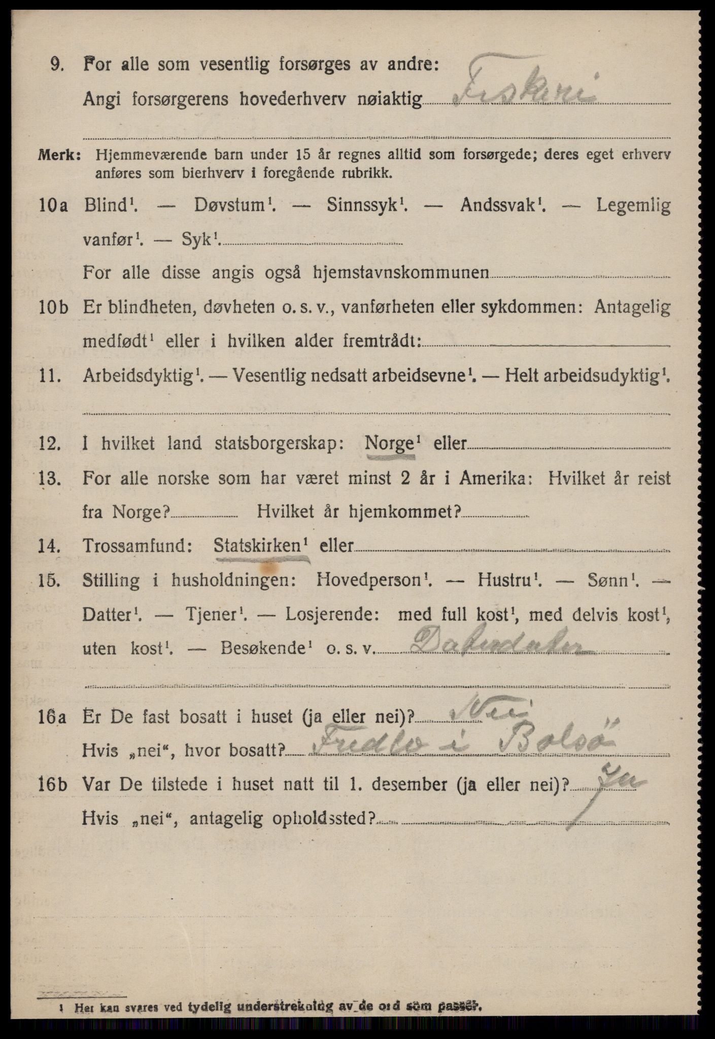 SAT, Folketelling 1920 for 1530 Vatne herred, 1920, s. 1827