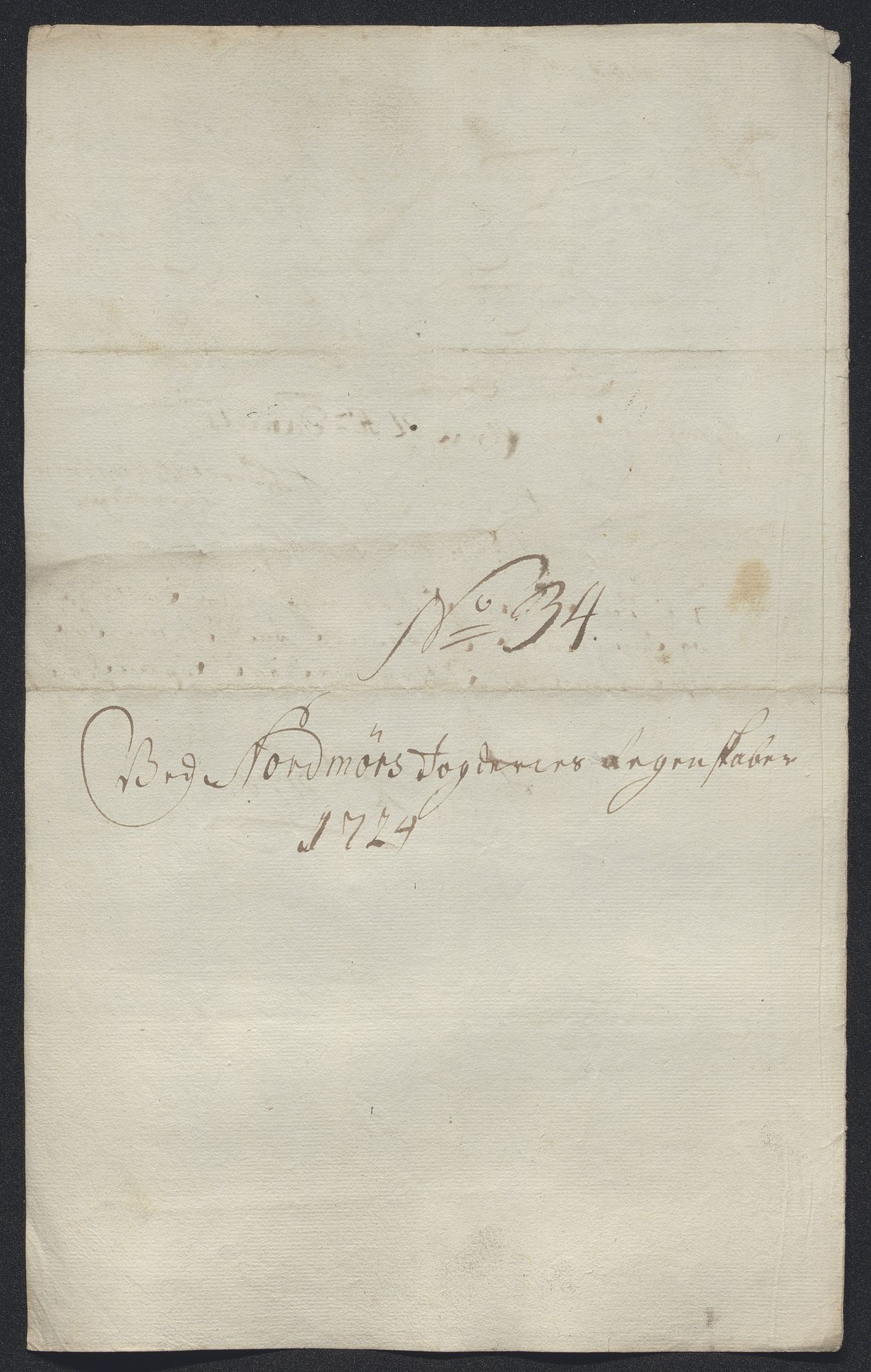 Rentekammeret inntil 1814, Reviderte regnskaper, Fogderegnskap, RA/EA-4092/R56/L3757: Fogderegnskap Nordmøre, 1724, s. 252