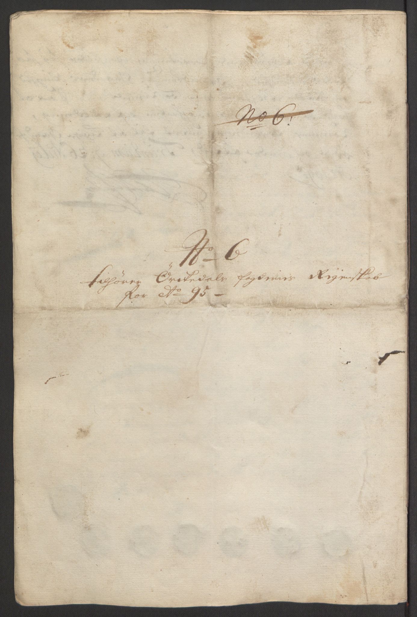 Rentekammeret inntil 1814, Reviderte regnskaper, Fogderegnskap, AV/RA-EA-4092/R60/L3945: Fogderegnskap Orkdal og Gauldal, 1695, s. 234