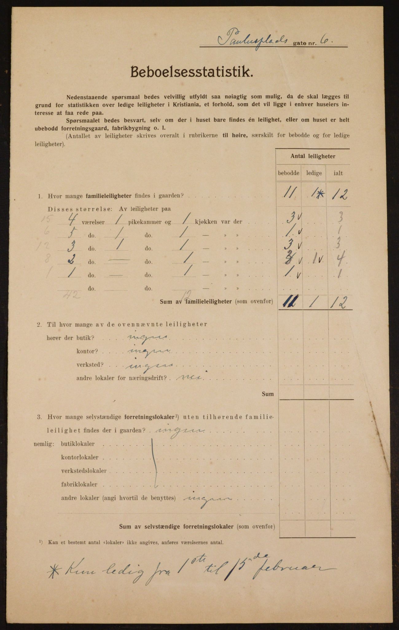 OBA, Kommunal folketelling 1.2.1910 for Kristiania, 1910, s. 75651