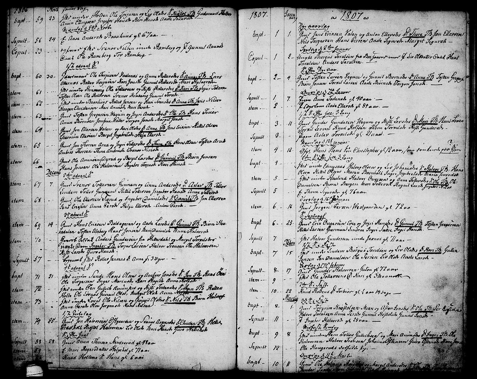 Sauherad kirkebøker, AV/SAKO-A-298/F/Fa/L0004: Ministerialbok nr. I 4, 1767-1814